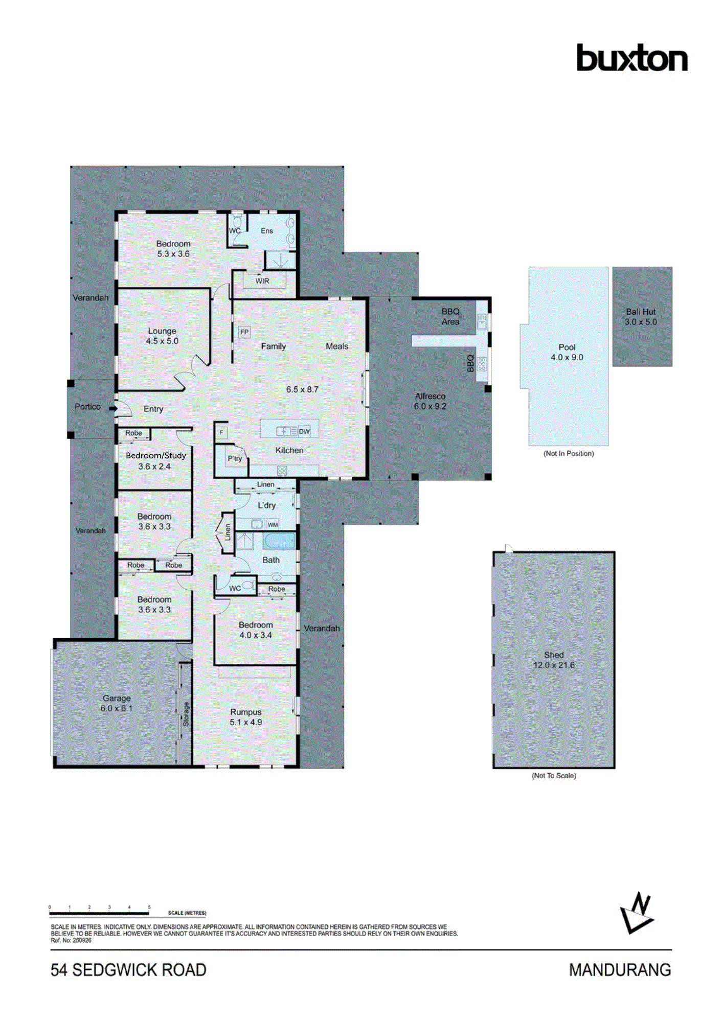 54 Sedgwick Road, Mandurang VIC 3551 - Floorplan