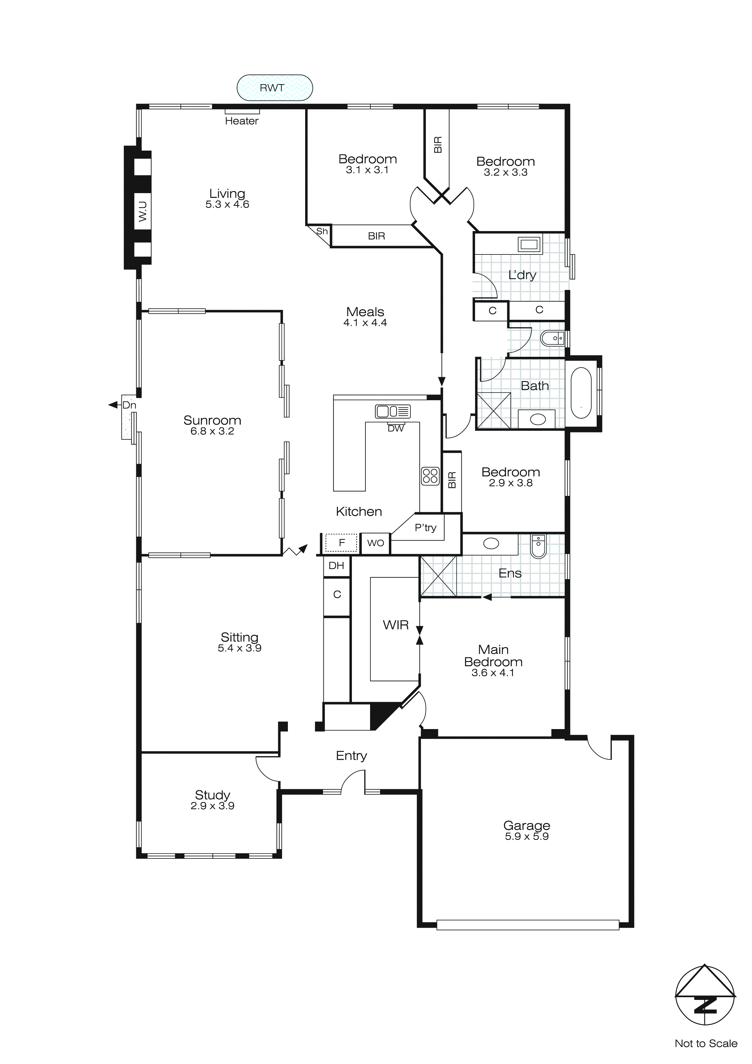 54 Stirling Drive, Lake Gardens VIC 3355 - Floorplan