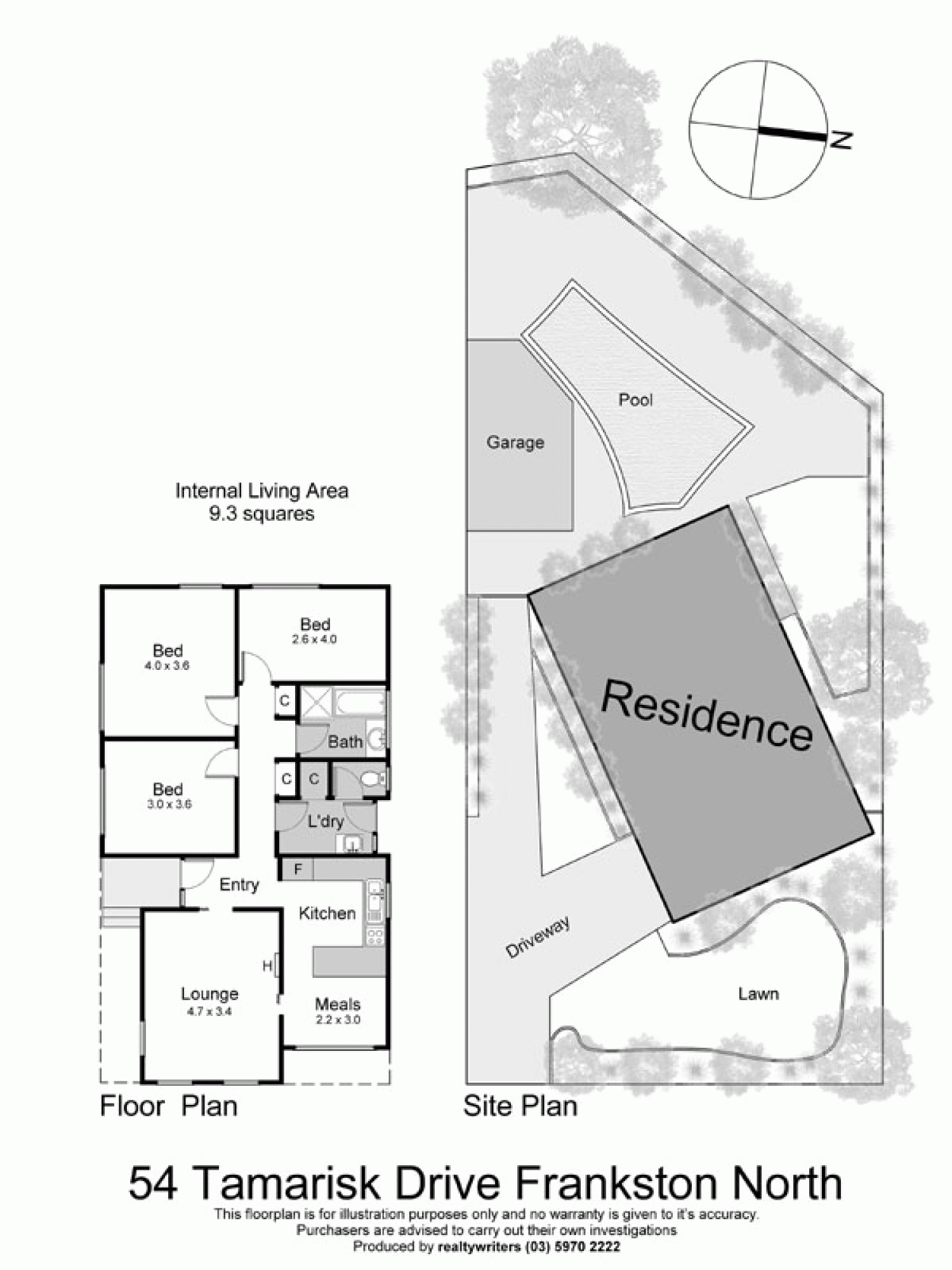 54 Tamarisk Drive, FRANKSTON NORTH VIC 3200 - Floorplan