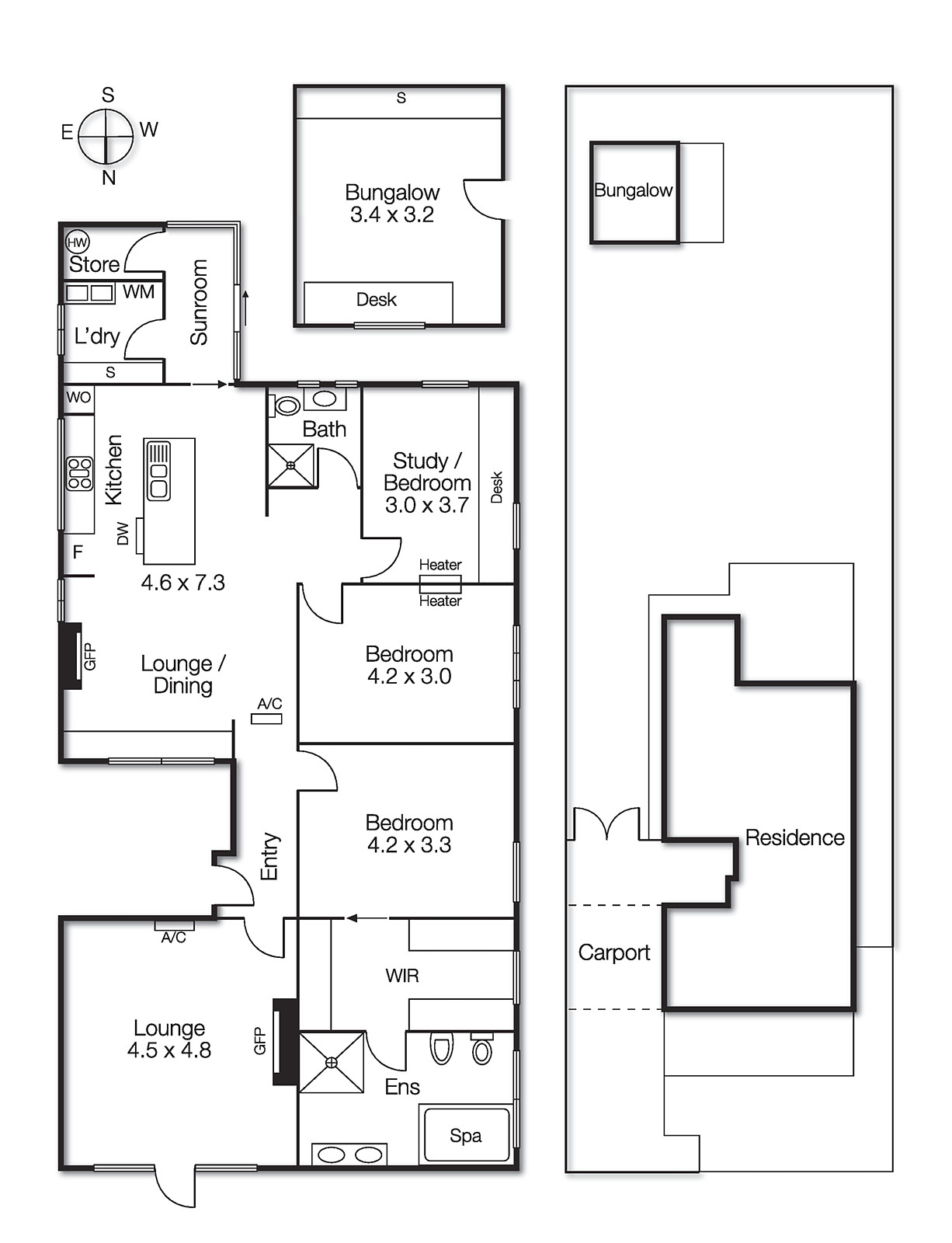 54 Teddington Road, Hampton VIC 3188 - Floorplan