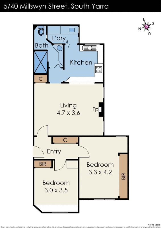 5/40 Millswyn Street, South Yarra VIC 3141 - Floorplan