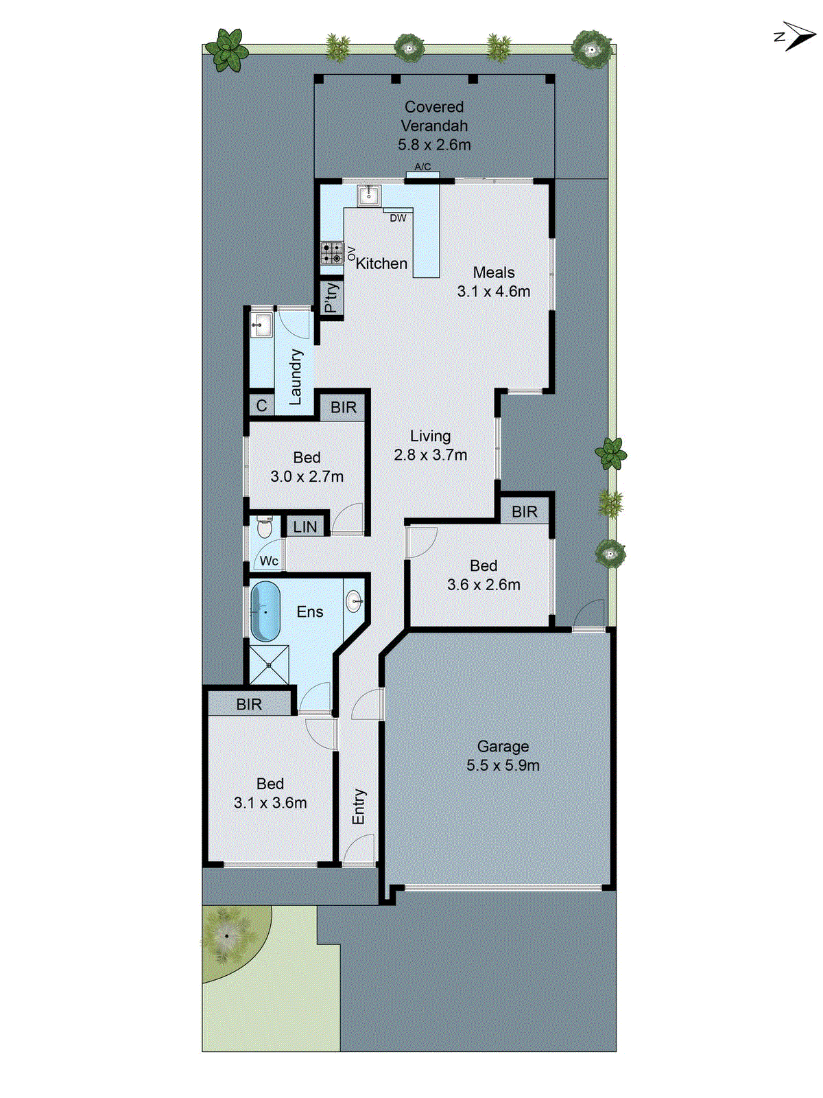 5/41-49 Tully Road, Clarinda VIC 3169 - Floorplan