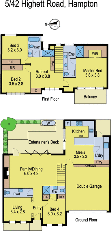 5/42 Highett Road, Hampton VIC 3188 - Floorplan