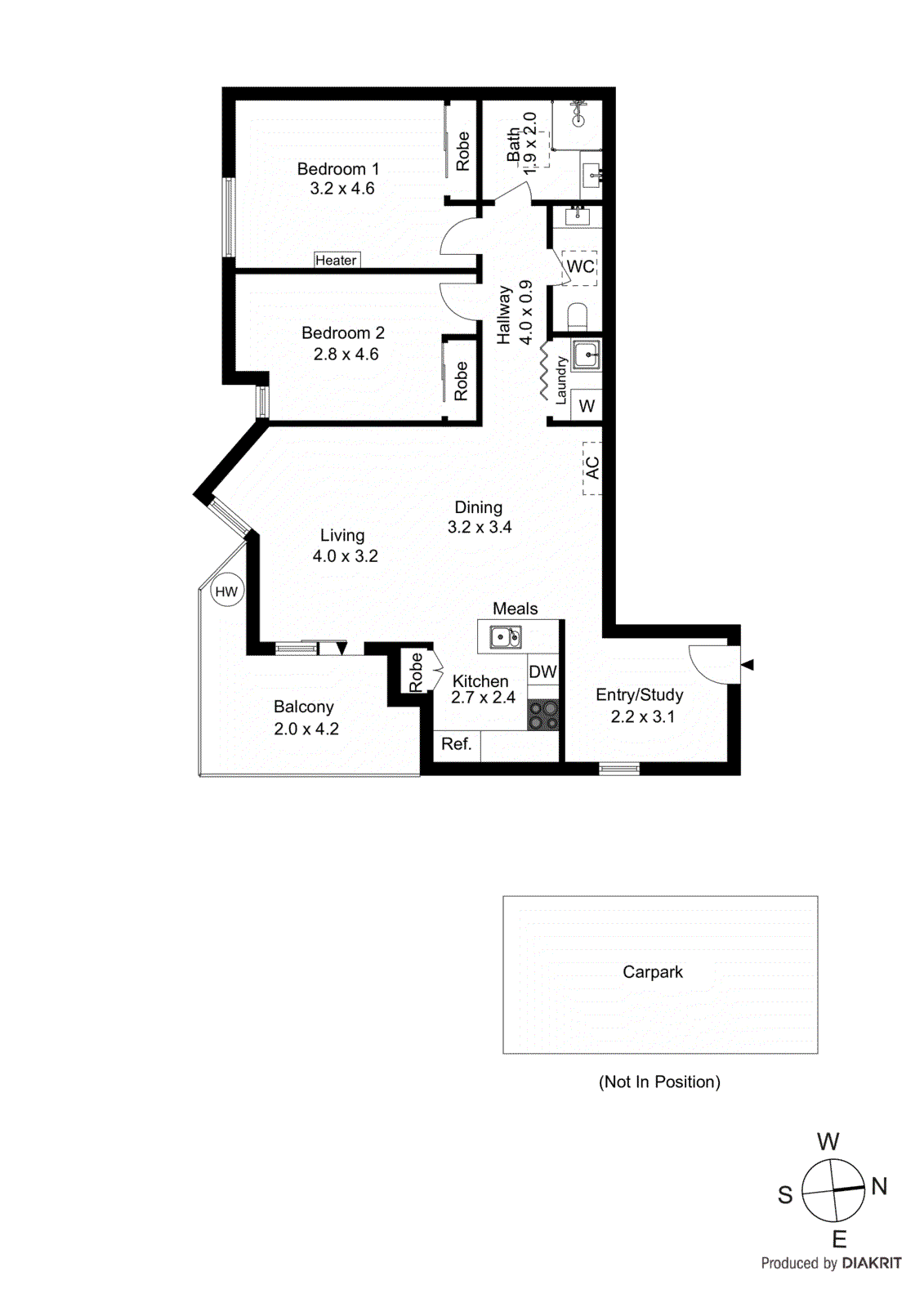 5/43 Campbell Street, Bentleigh VIC 3204 - Floorplan
