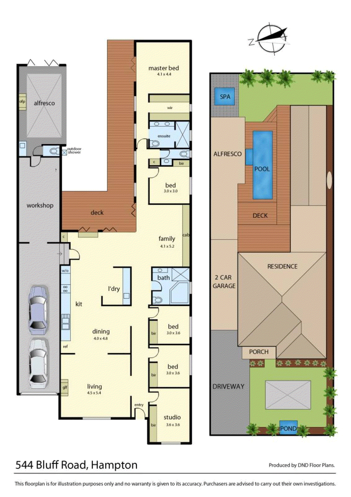 544 Bluff Road, Hampton VIC 3188 - Floorplan