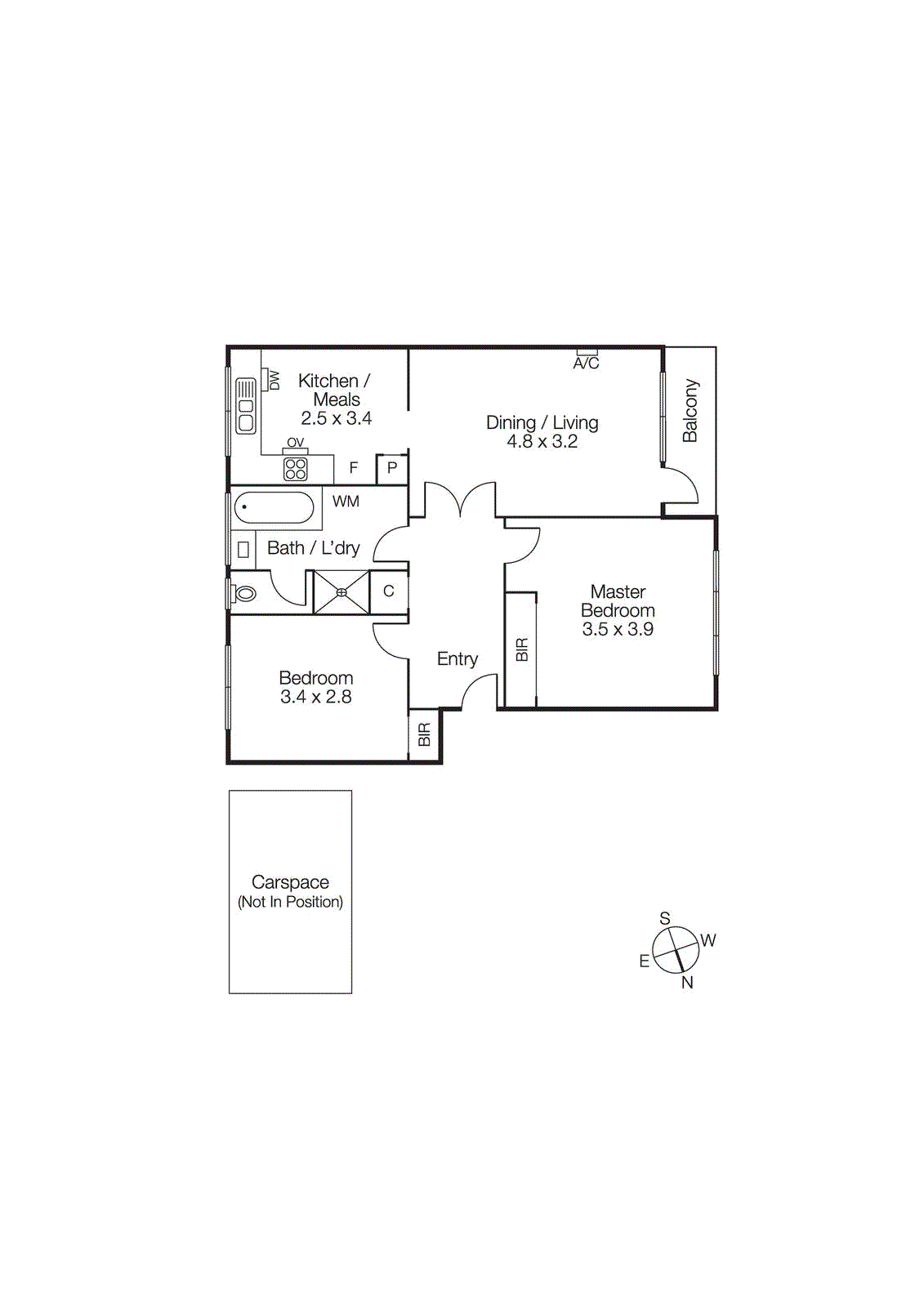 5/44 The Avenue, Balaclava VIC 3183 - Floorplan