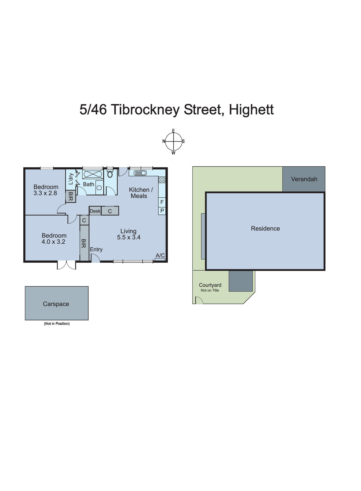 5/46 Tibrockney Street, Highett VIC 3190 - Floorplan