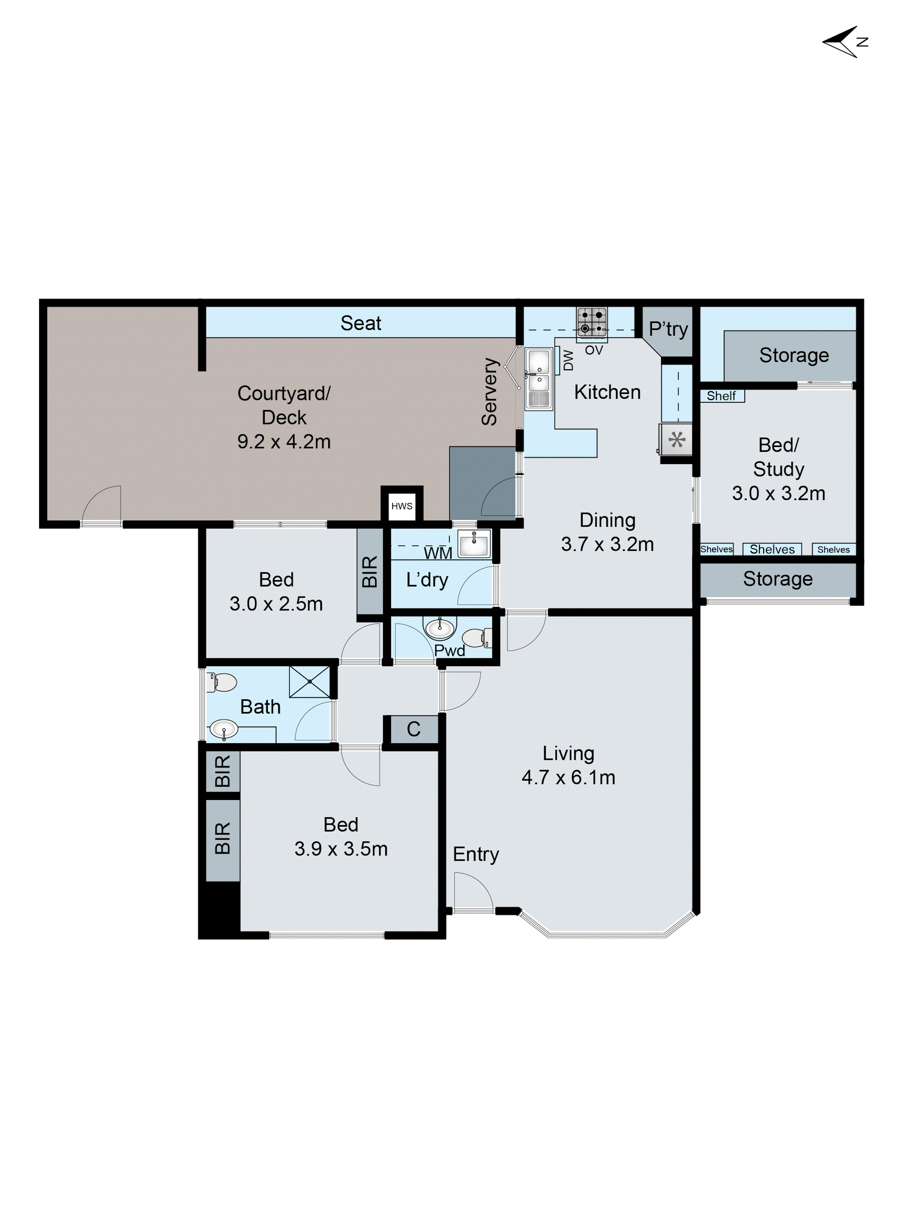 5/47-49 Willesden Road, Hughesdale VIC 3166 - Floorplan