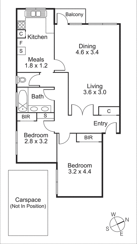 5/48 Spray Street, Elwood VIC 3184 - Floorplan