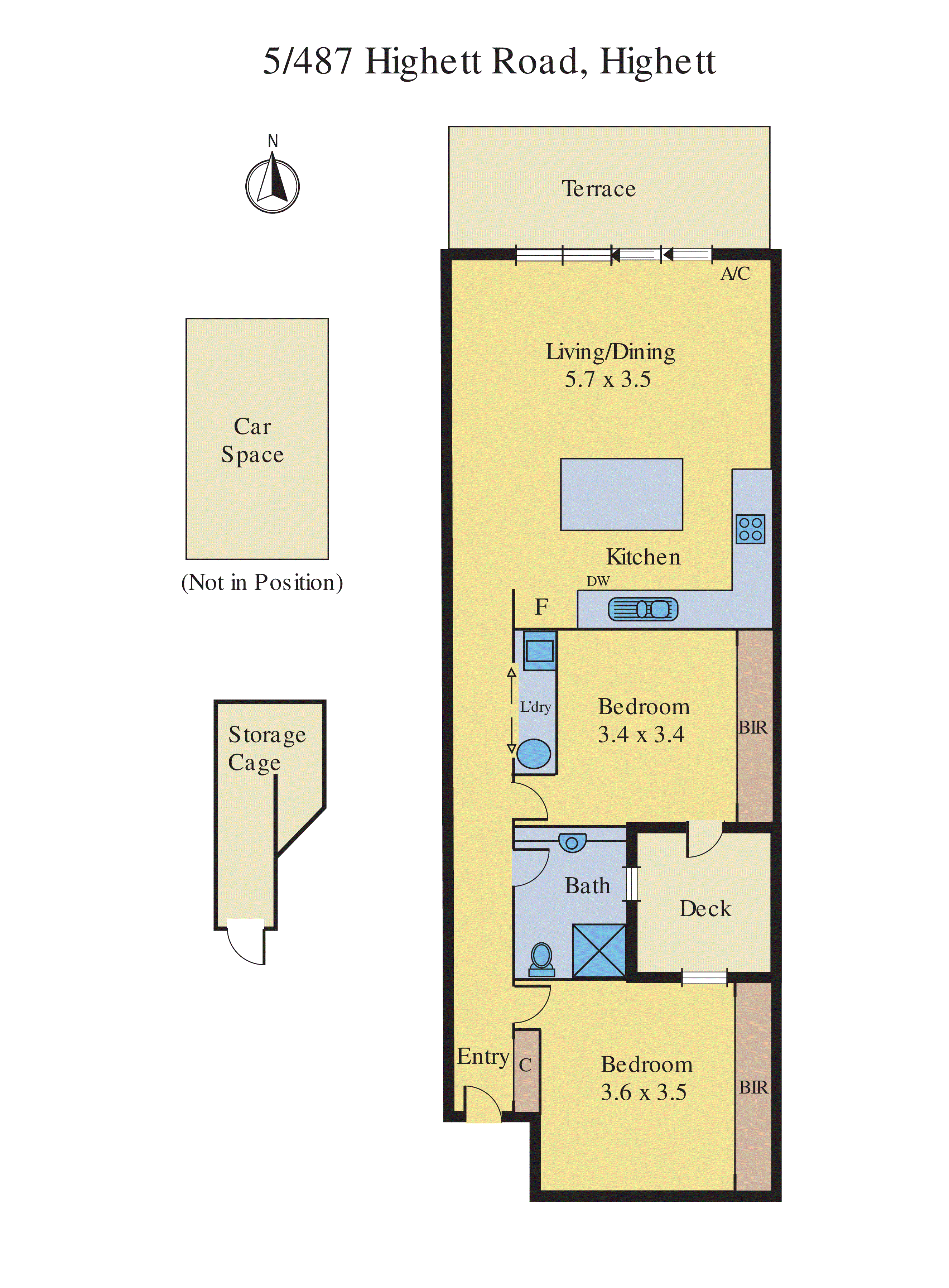 5/487 Highett Road, Highett VIC 3190 - Floorplan