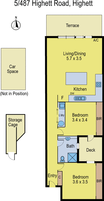 5/487 Highett Road, Highett VIC 3190 - Floorplan