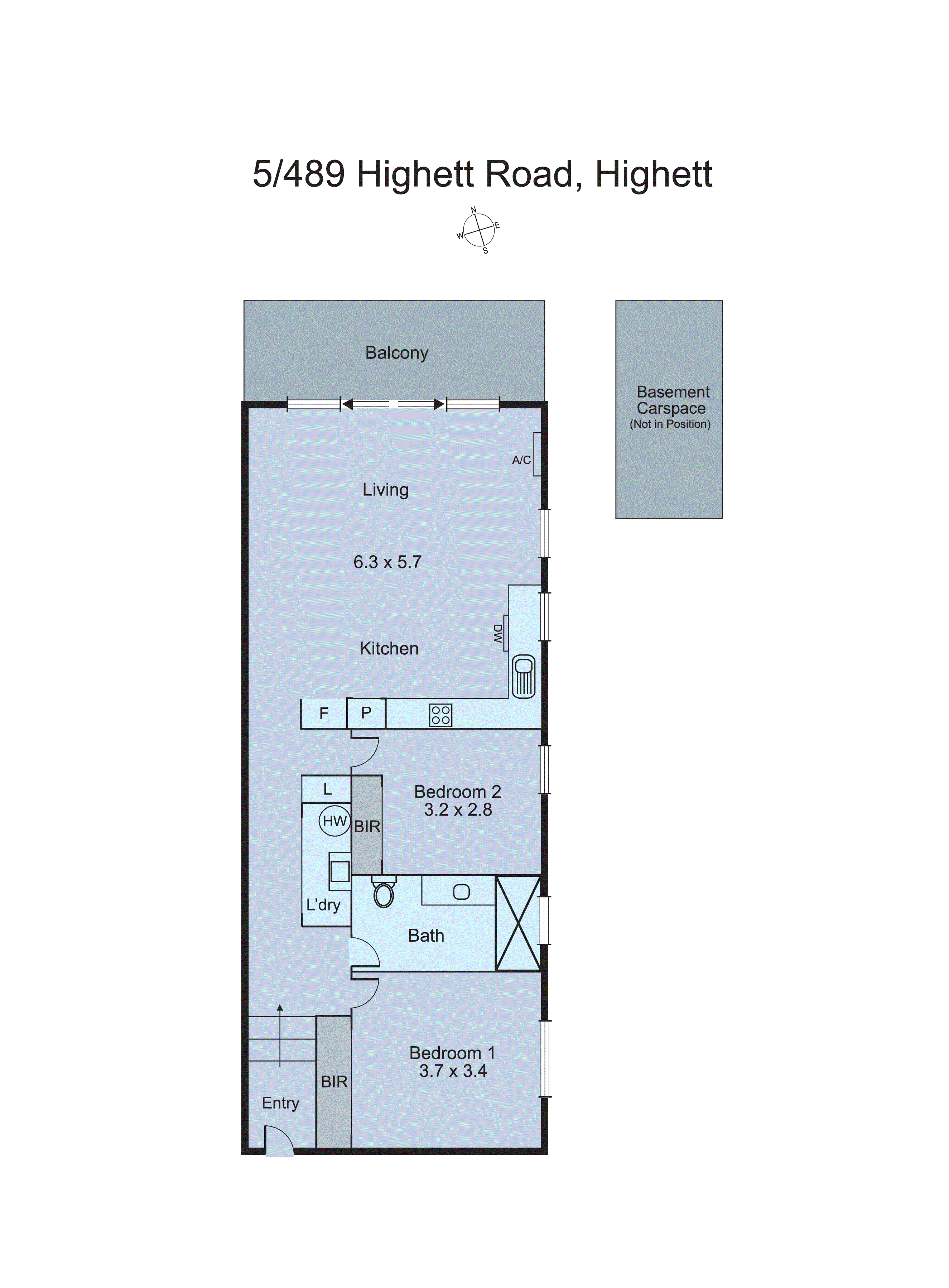 5/489 Highett Road, Highett VIC 3190 - Floorplan
