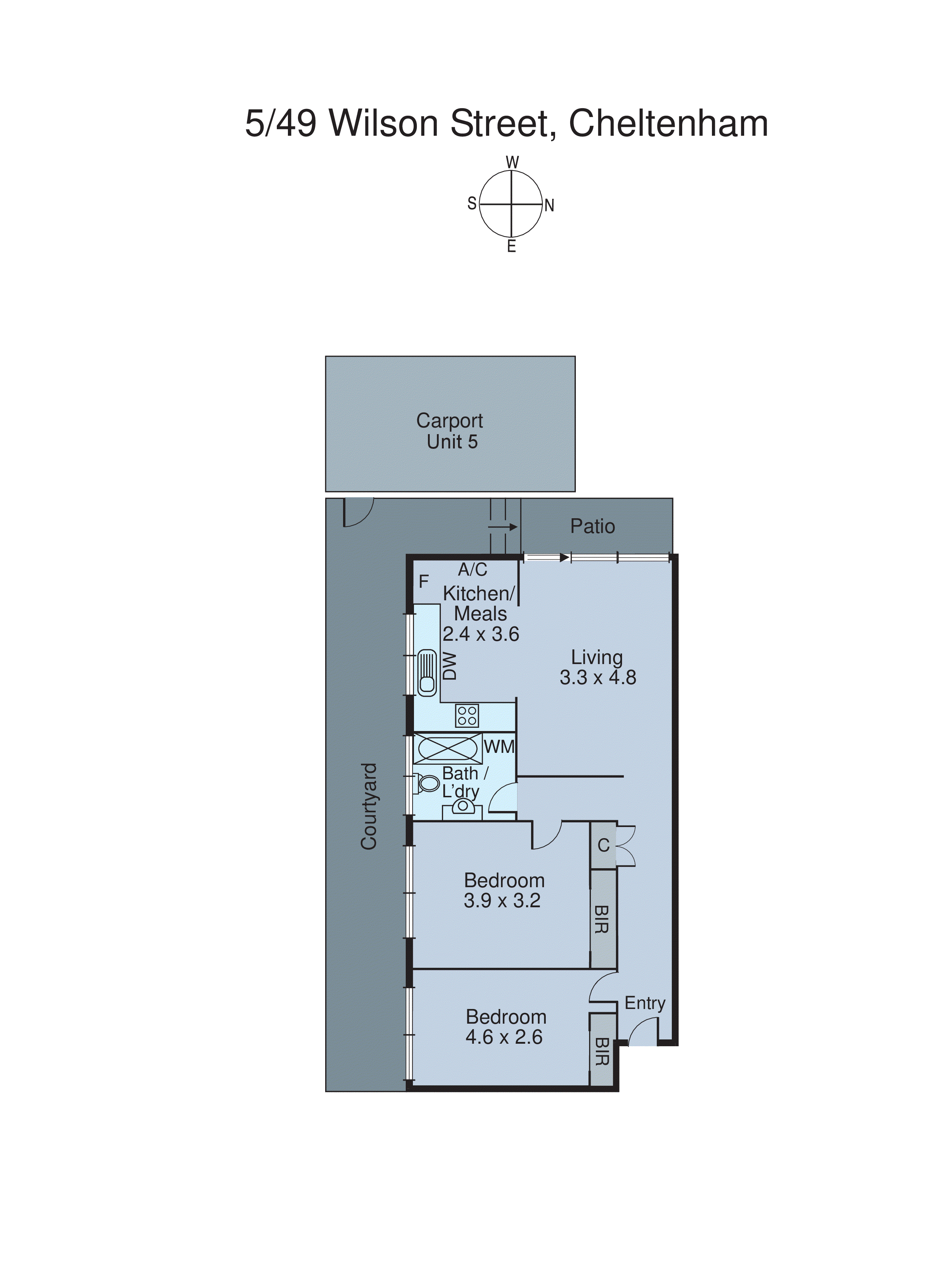 5/49 Wilson Street, Cheltenham VIC 3192 - Floorplan