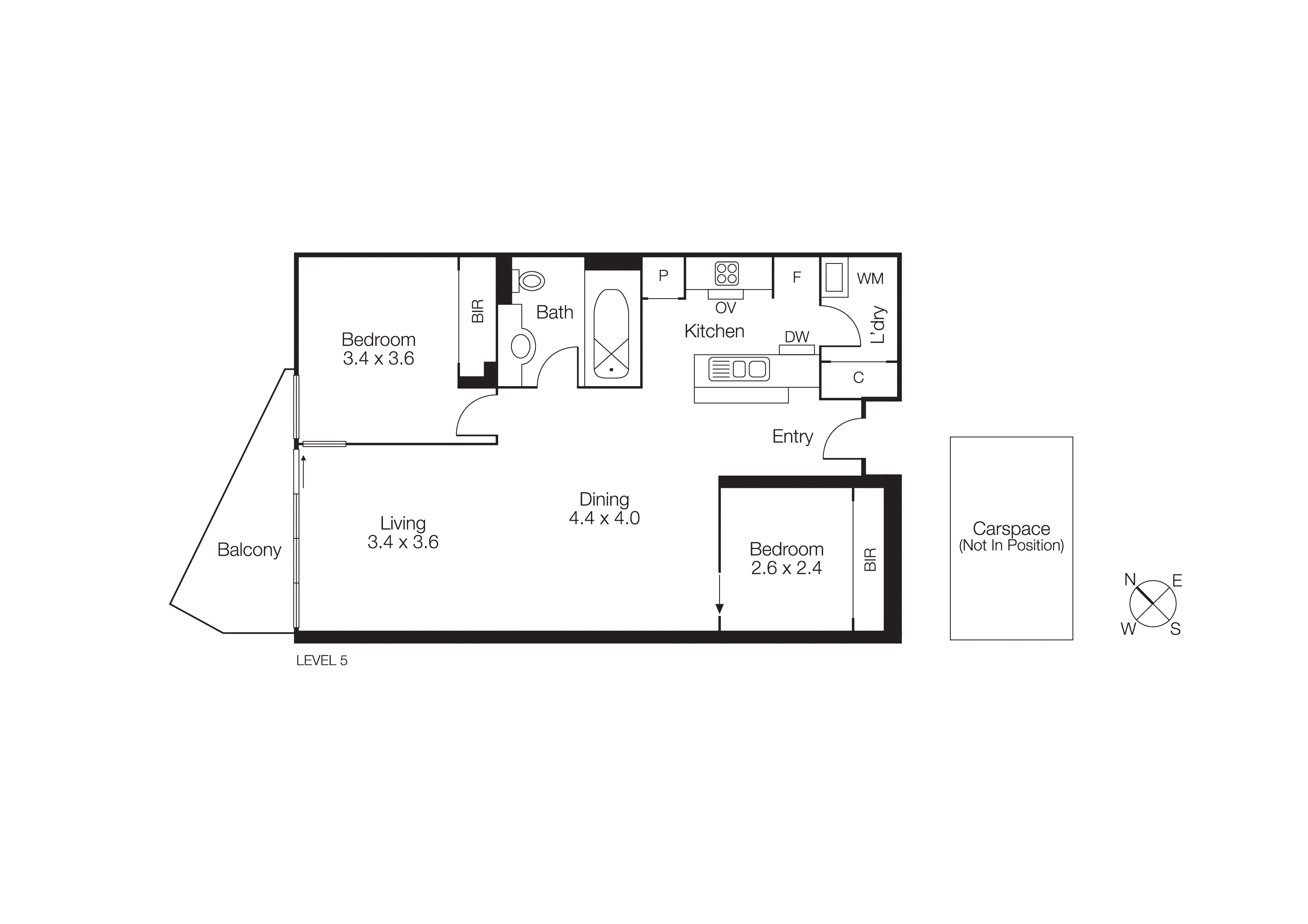 54/95 Rouse Street, Port Melbourne VIC 3207 - Floorplan
