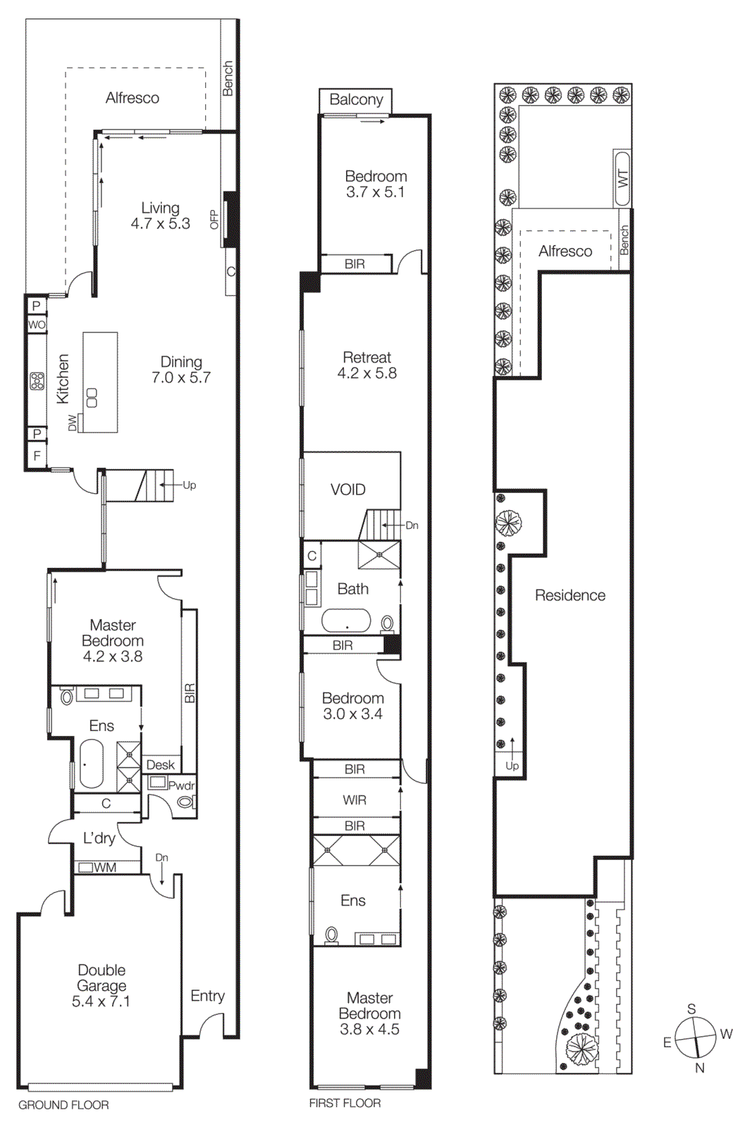 54b Teddington Road, Hampton VIC 3188 - Floorplan