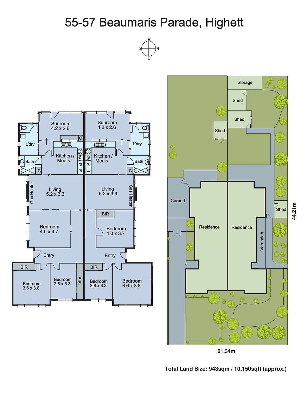 55 & 57 Beaumaris Parade, Highett VIC 3190 - Floorplan