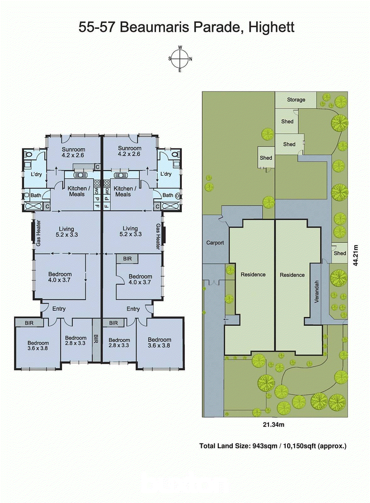 55 & 57 Beaumaris Parade, Highett VIC 3190 - Floorplan