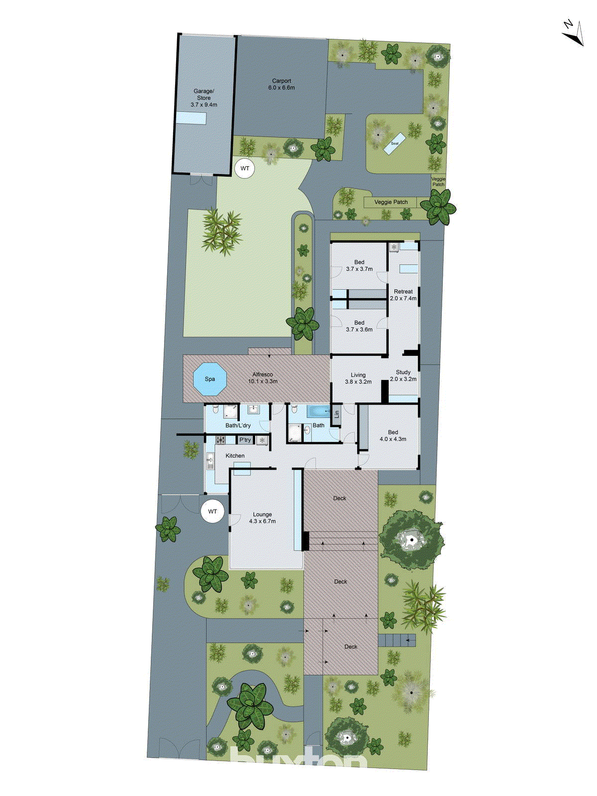 55 Bostock Avenue, Manifold Heights VIC 3218 - Floorplan