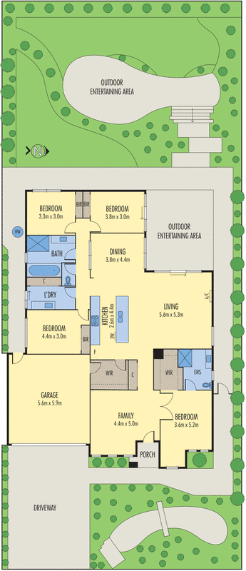 55 Grantham Drive, Highton VIC 3216 - Floorplan