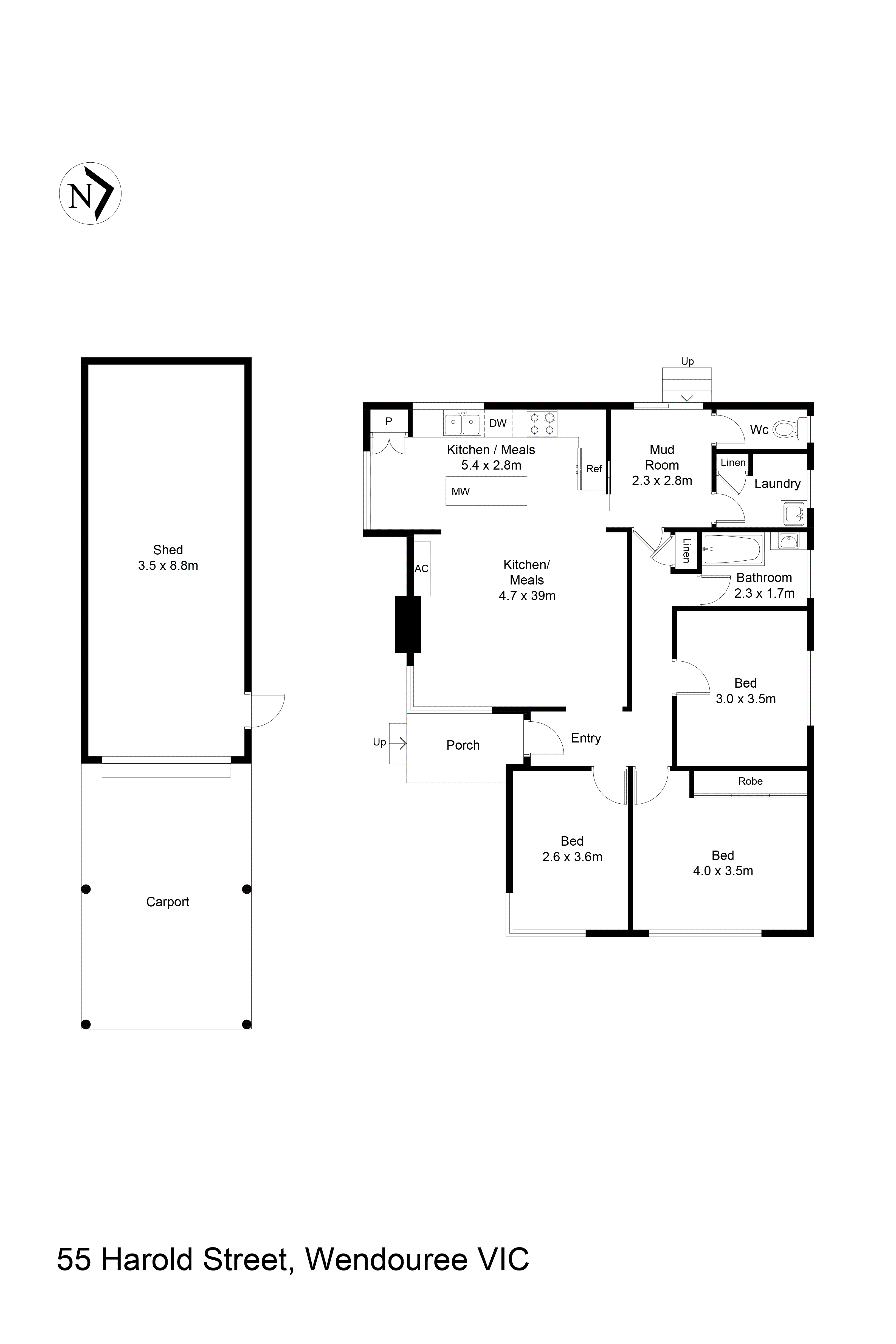 55 Harold Street, Wendouree VIC 3355 - Floorplan