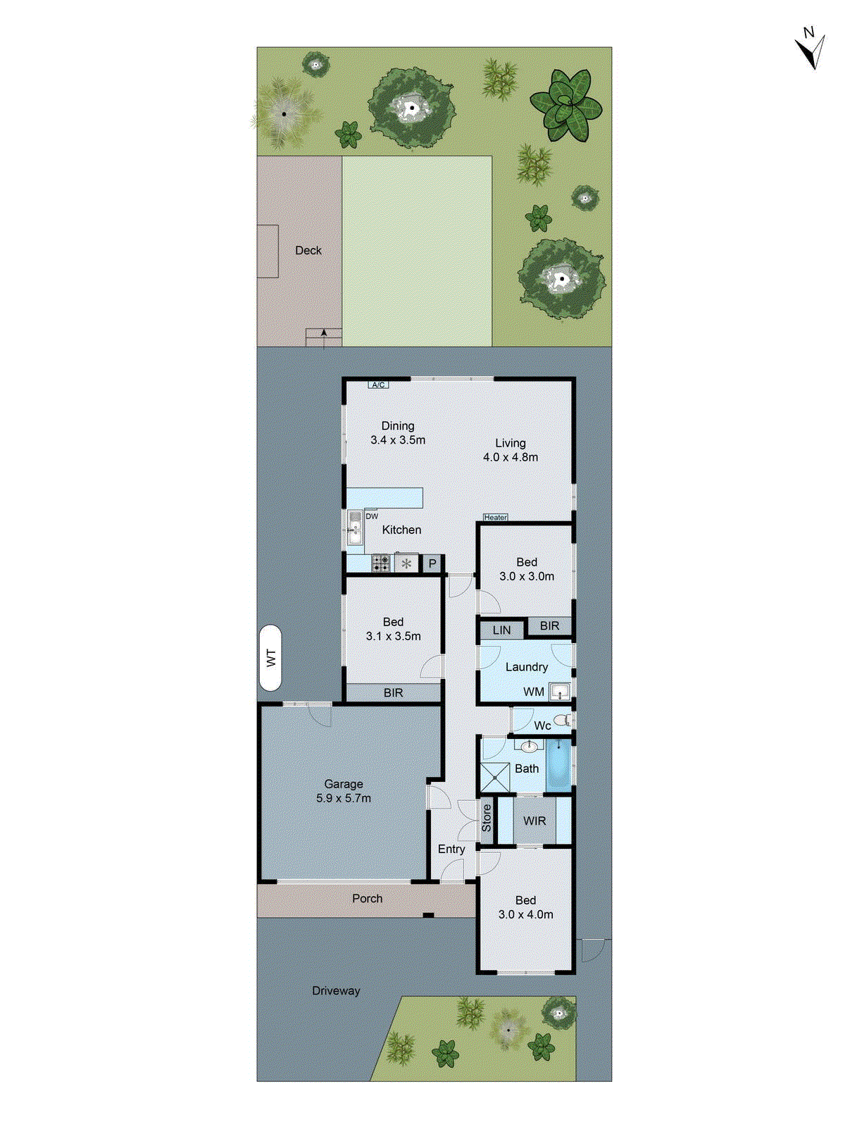55 Hewitt Drive, Grovedale VIC 3216 - Floorplan