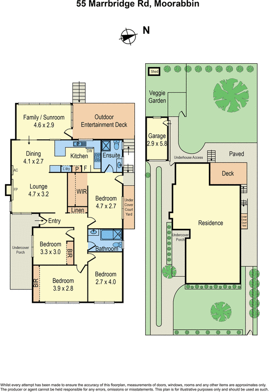 55 Marrbridge Road, Moorabbin VIC 3189 - Floorplan