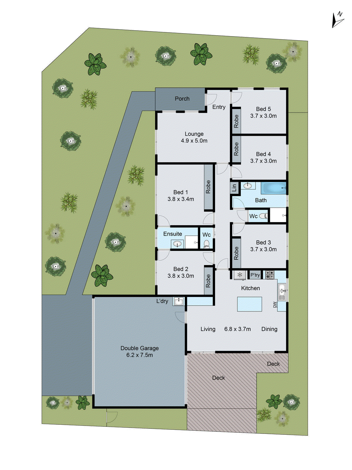 55 Monterey Drive, Waurn Ponds VIC 3216 - Floorplan