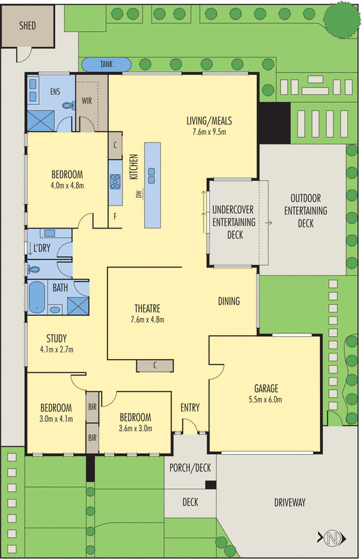 55 Nigella Avenue, Corio VIC 3214 - Floorplan