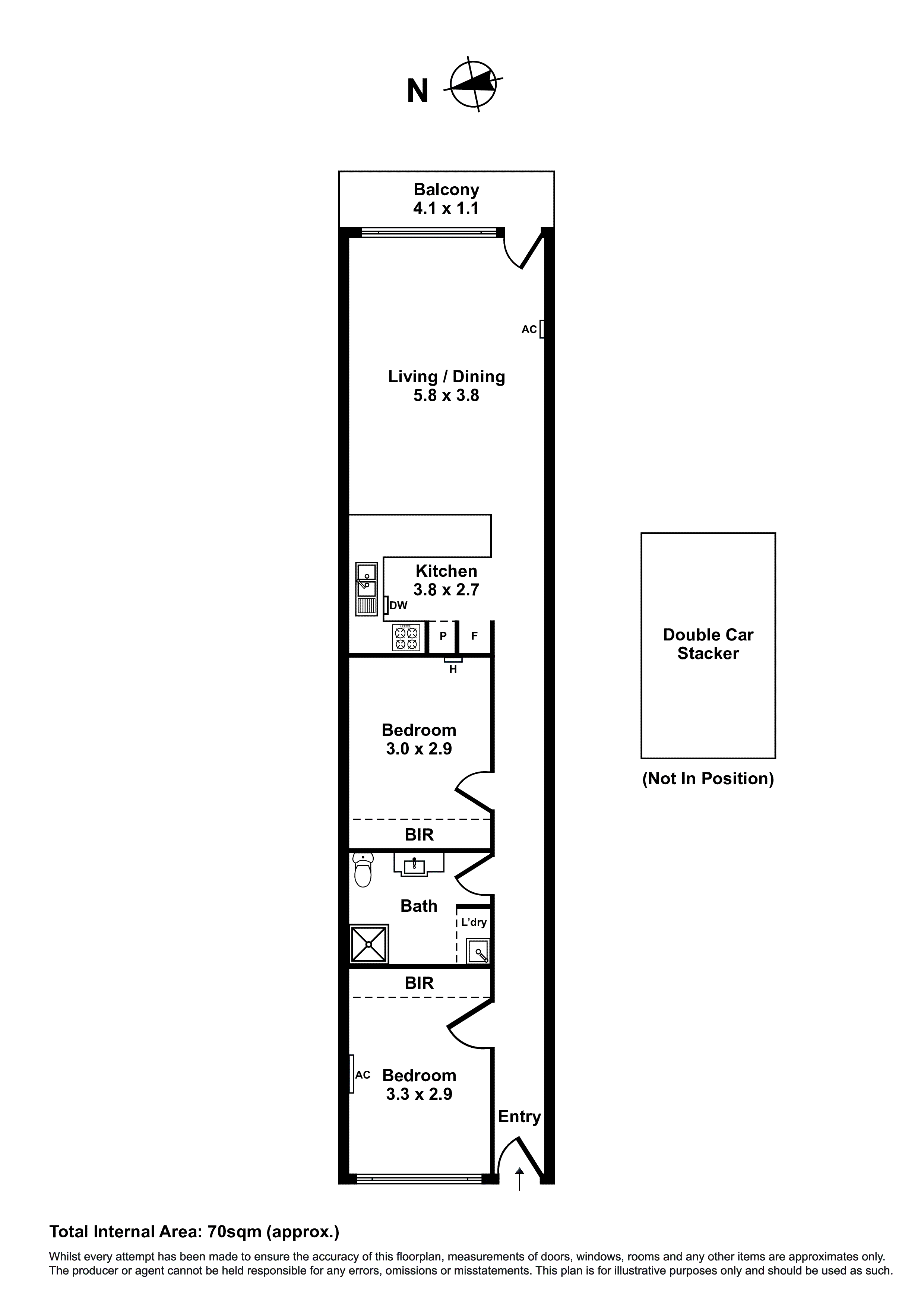 5/5 Saltriver Place, Footscray VIC 3011 - Floorplan