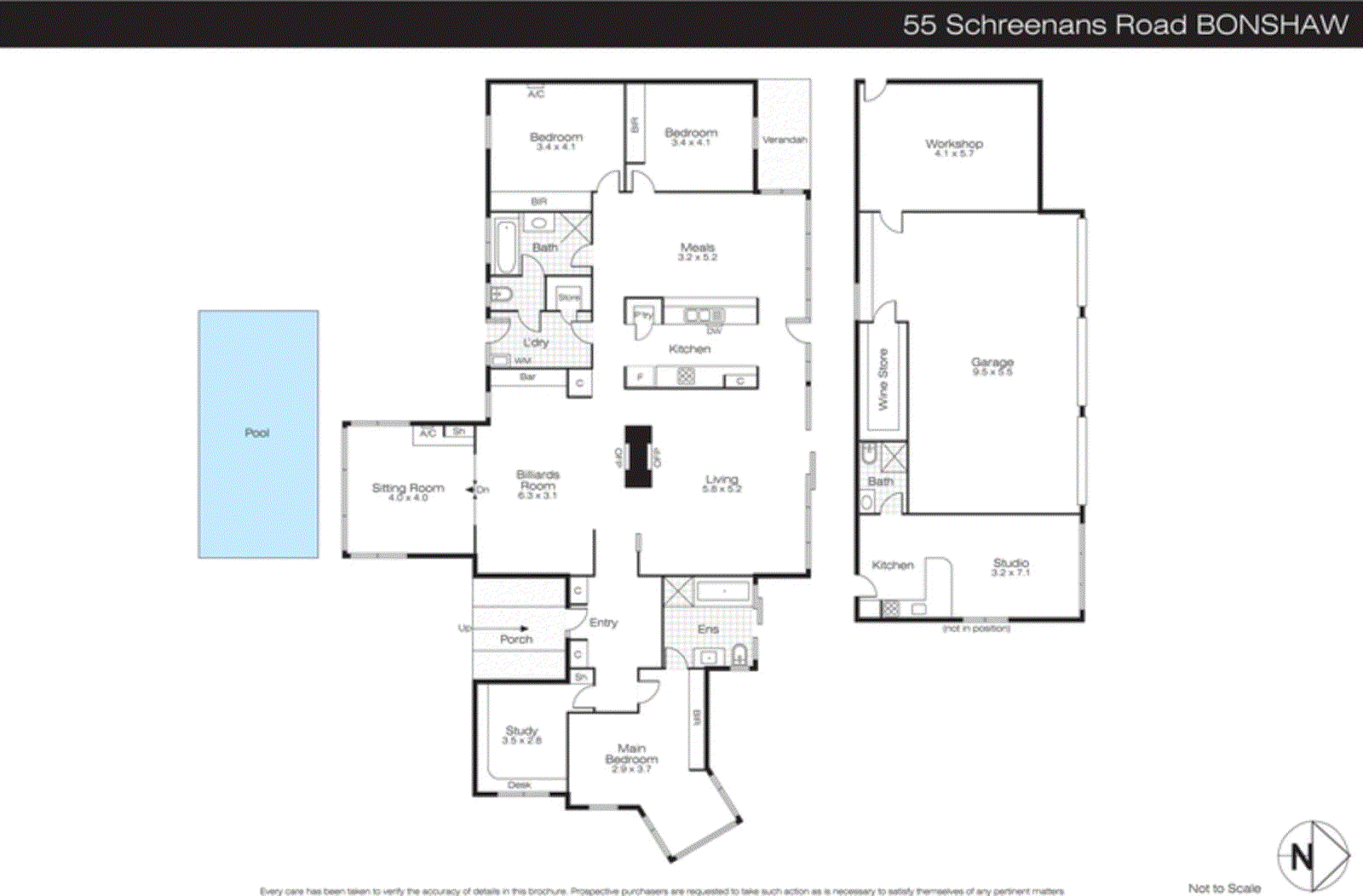 55 Schreenans Road, Bonshaw VIC 3352 - Floorplan