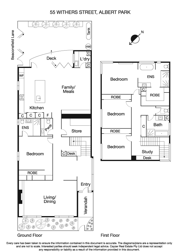 55 Withers Street, ALBERT PARK VIC 3206 - Floorplan