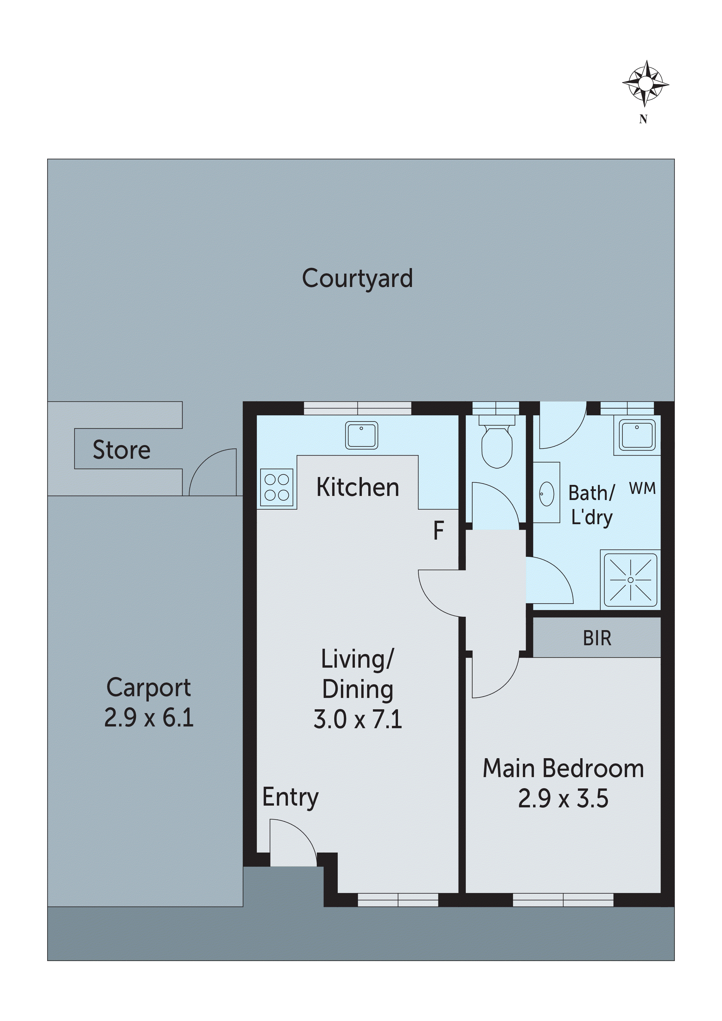 5/51-53 Merlin Crescent, Corio VIC 3214 - Floorplan