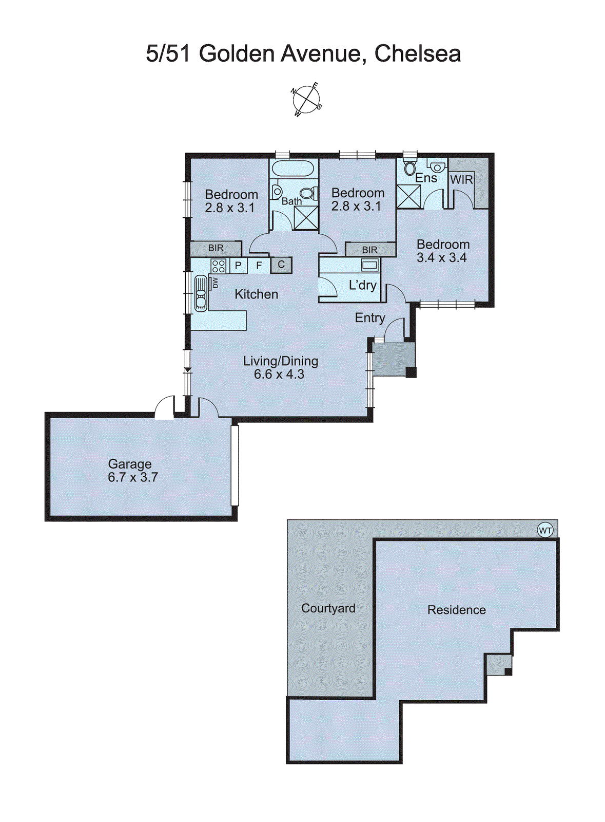5/51 Golden Avenue, Chelsea VIC 3196 - Floorplan