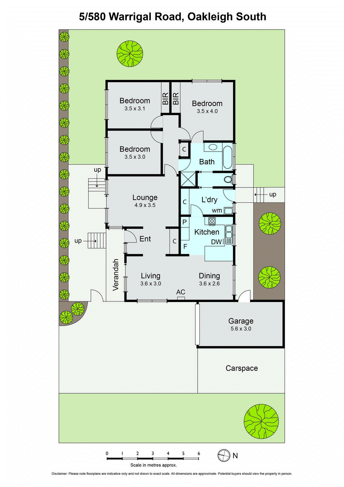 5/580 Warrigal Road, Oakleigh South VIC 3167 - Floorplan