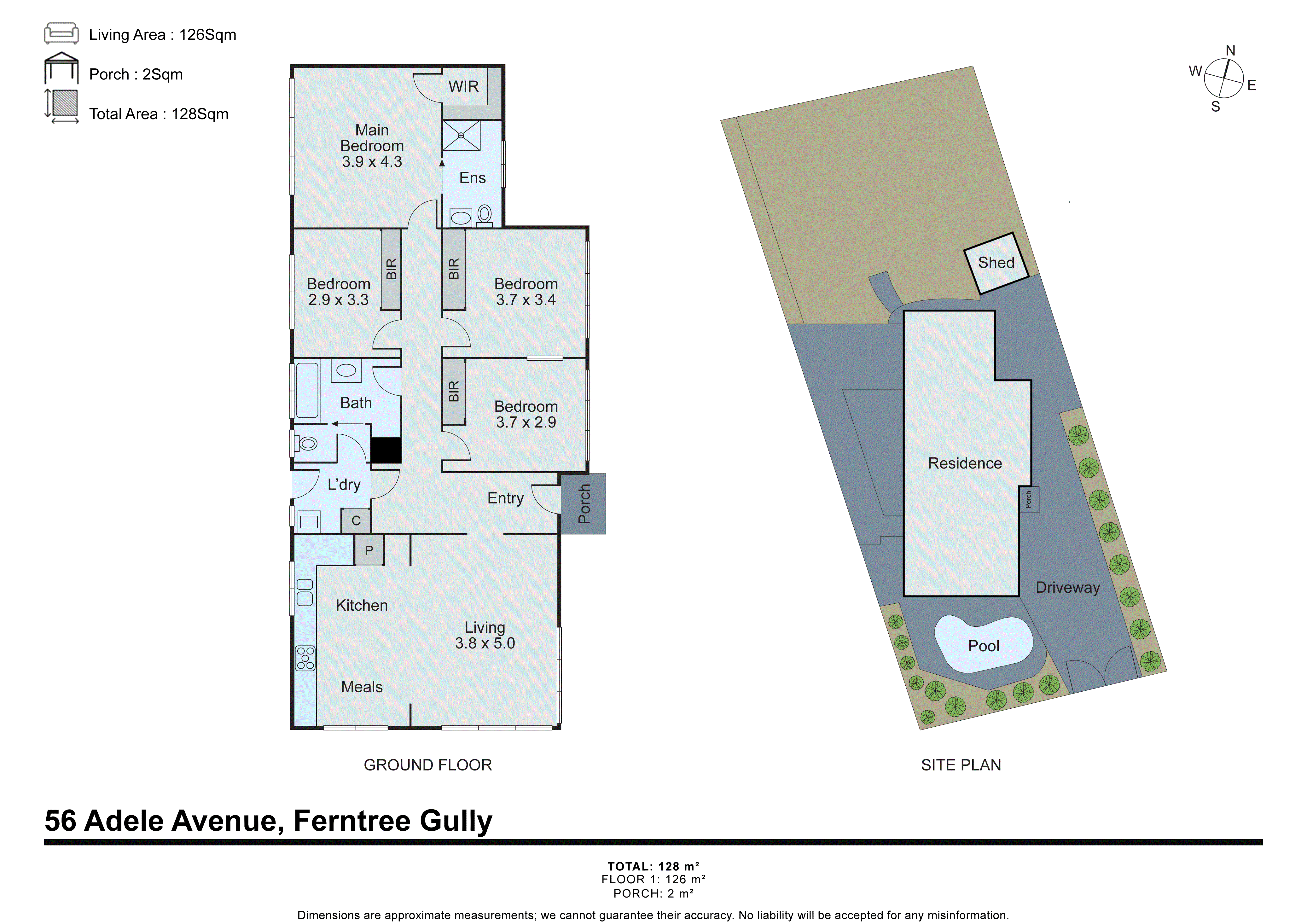 56 Adele Avenue, Ferntree Gully VIC 3156 - Floorplan