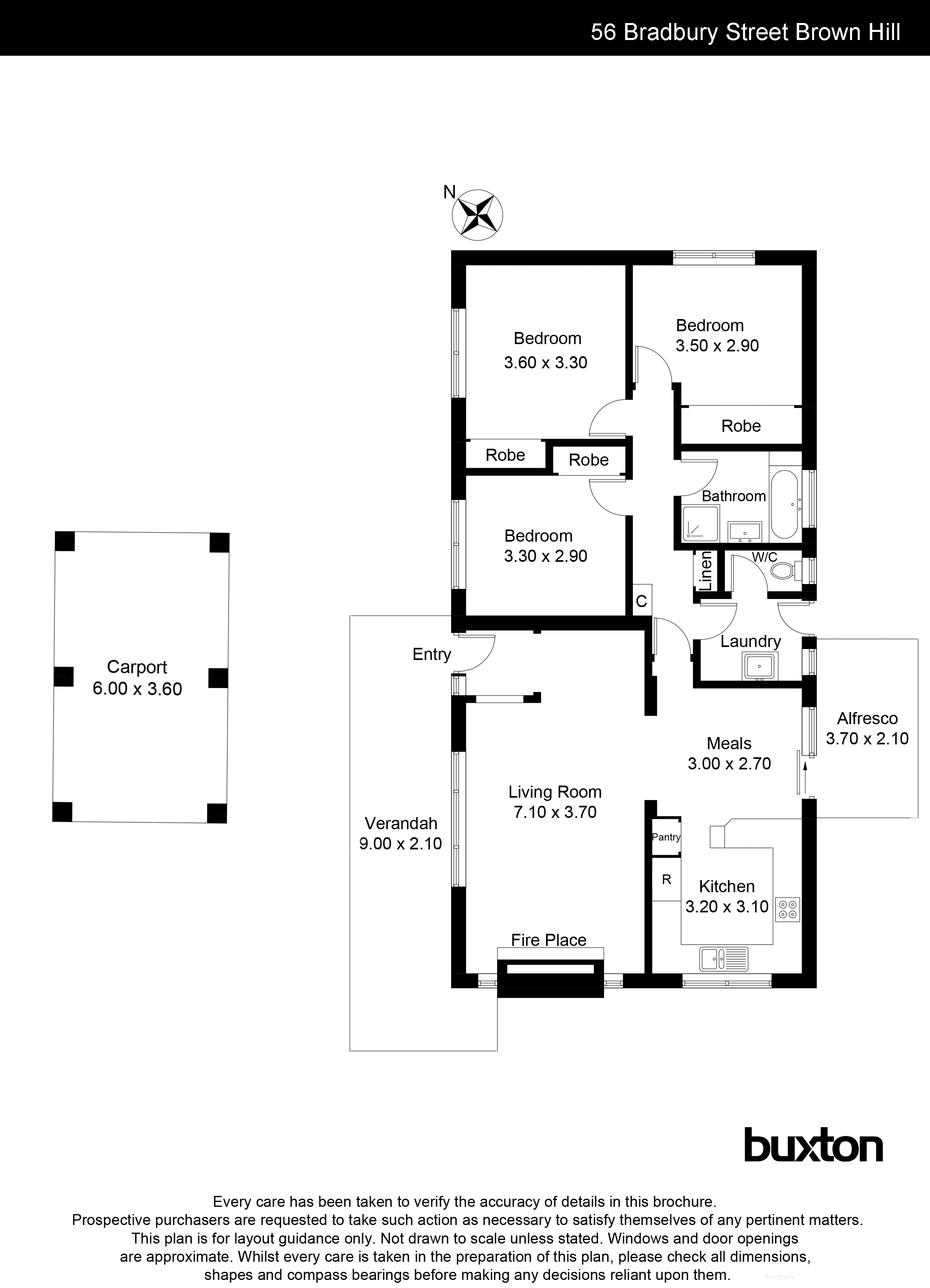 56 Bradbury Street, Brown Hill VIC 3350 - Floorplan