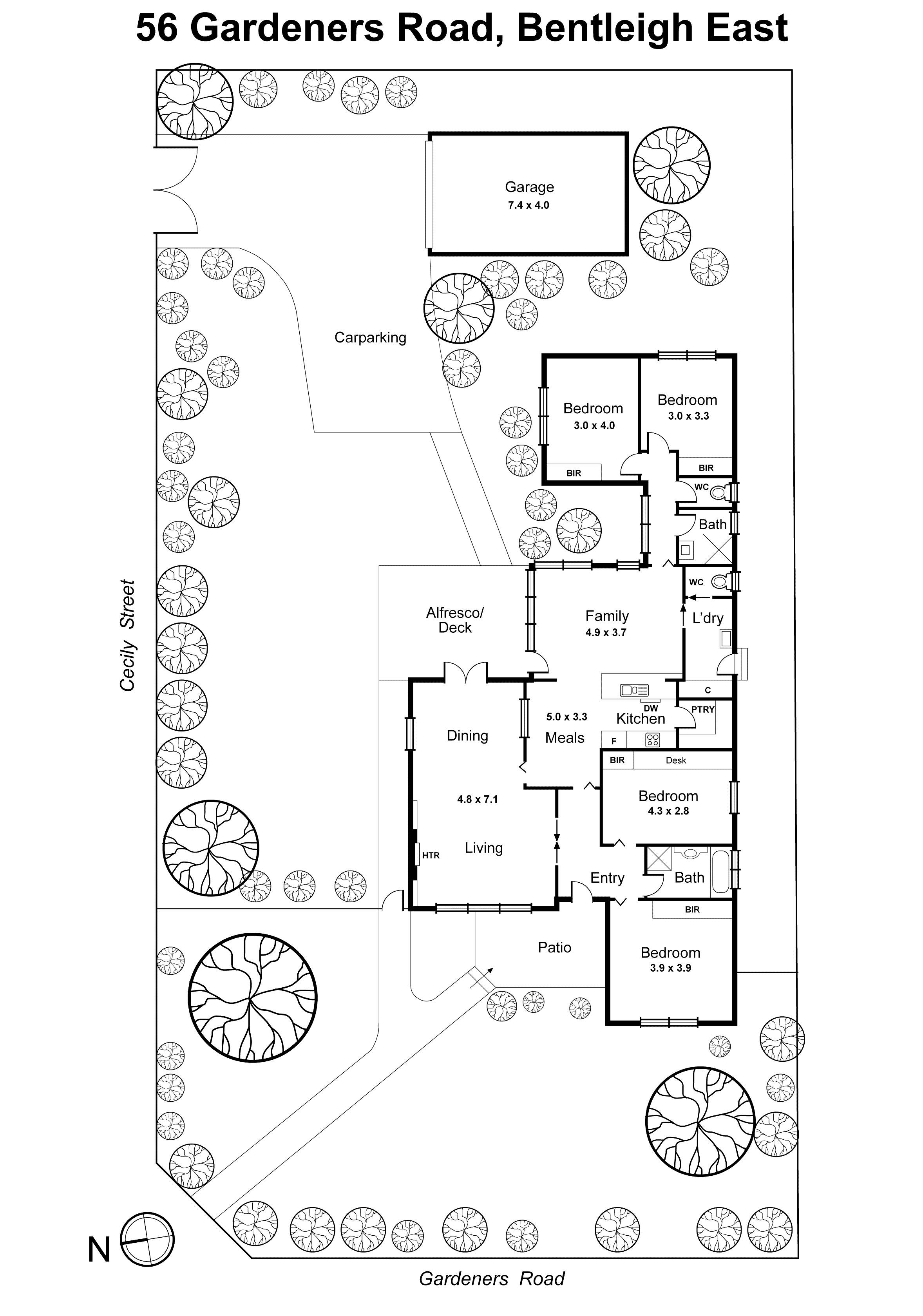 56 Gardeners Road, Bentleigh East VIC 3165 - Floorplan