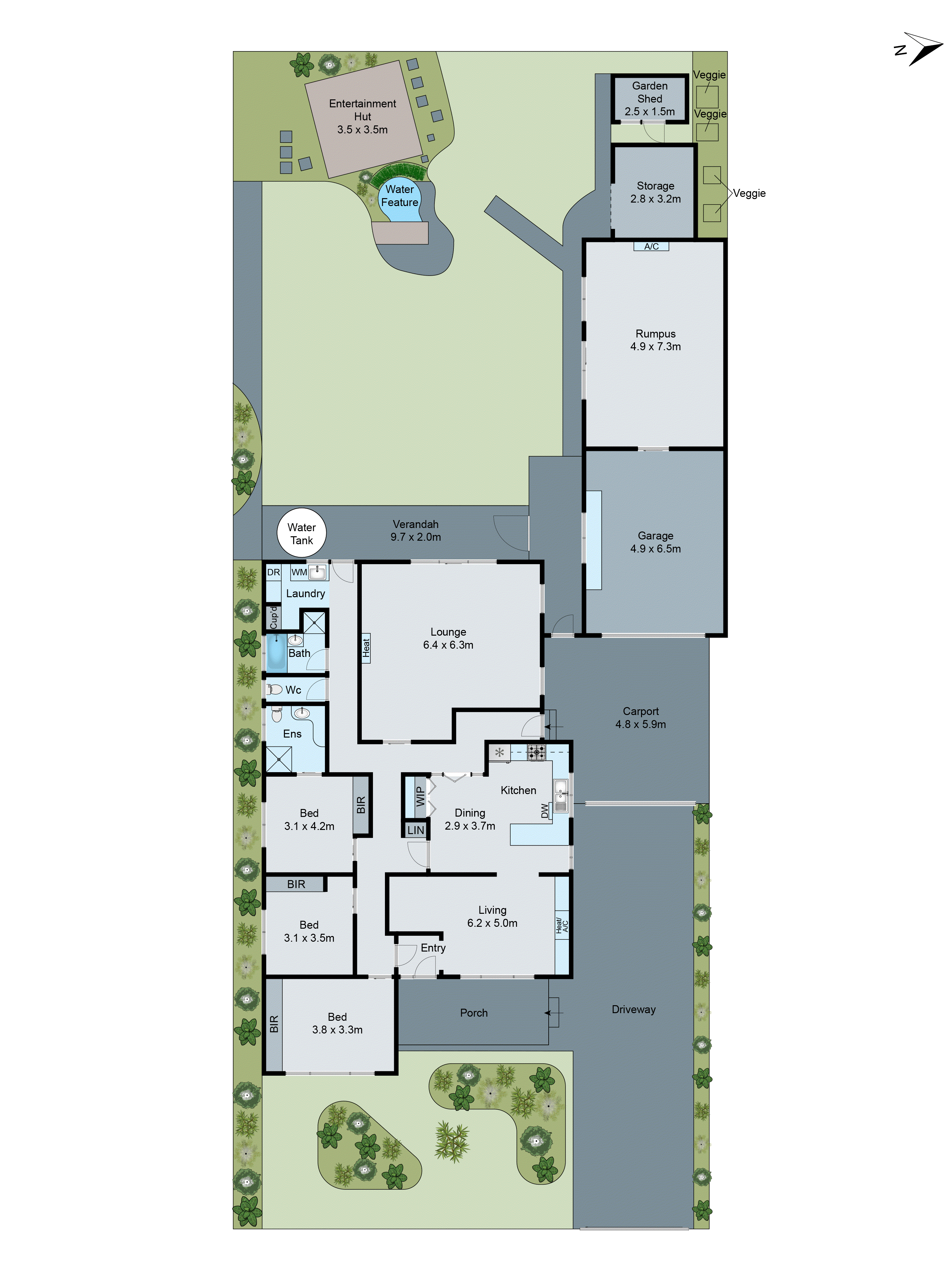 56 Helms Street, Newcomb VIC 3219 - Floorplan