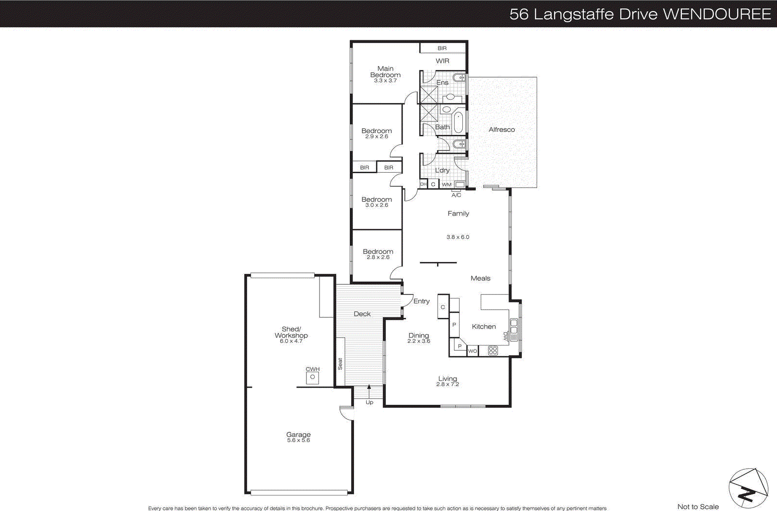 56 Langstaffe Drive, Wendouree VIC 3355 - Floorplan