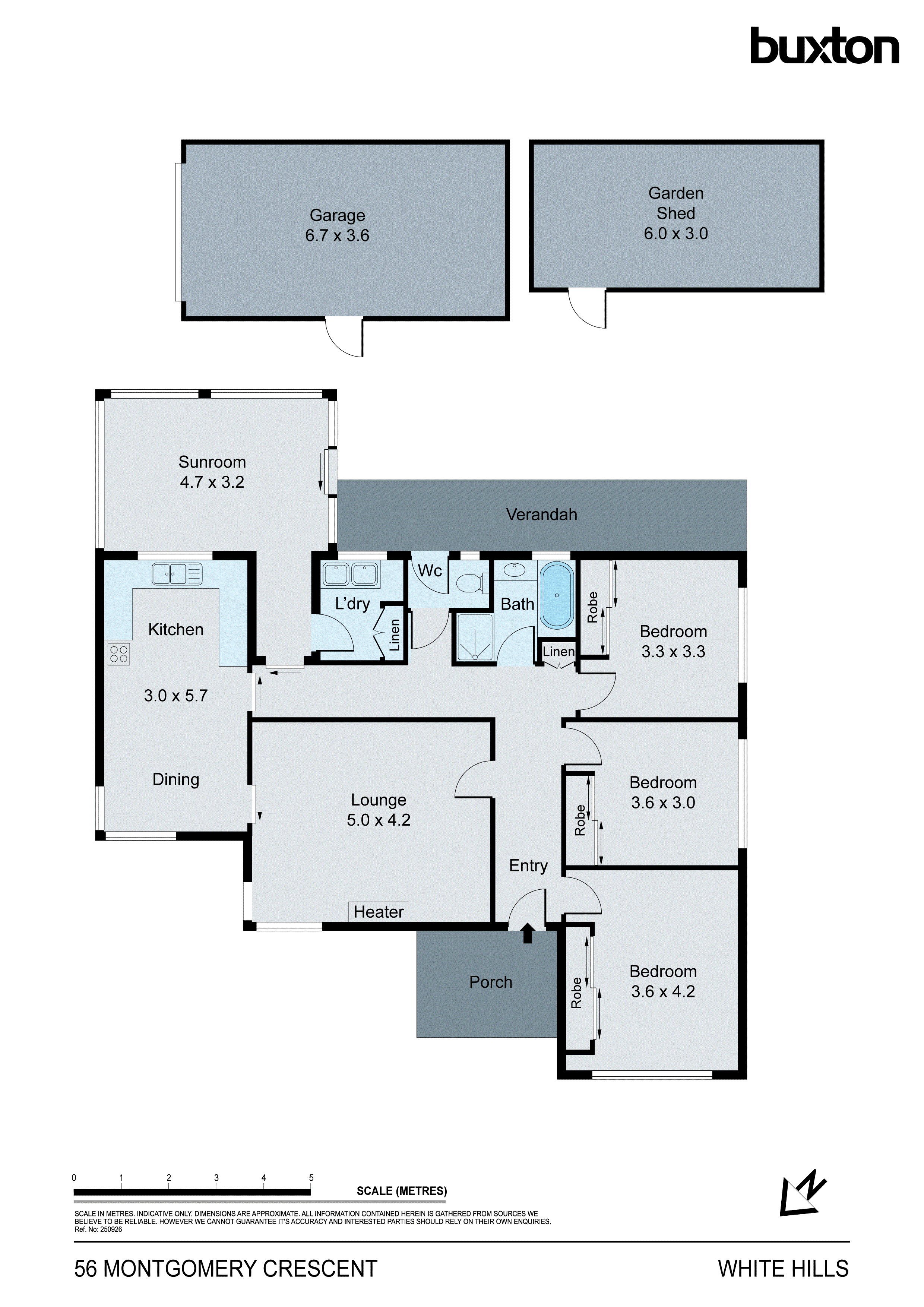 56 Montgomery Crescent, White Hills VIC 3550 - Floorplan