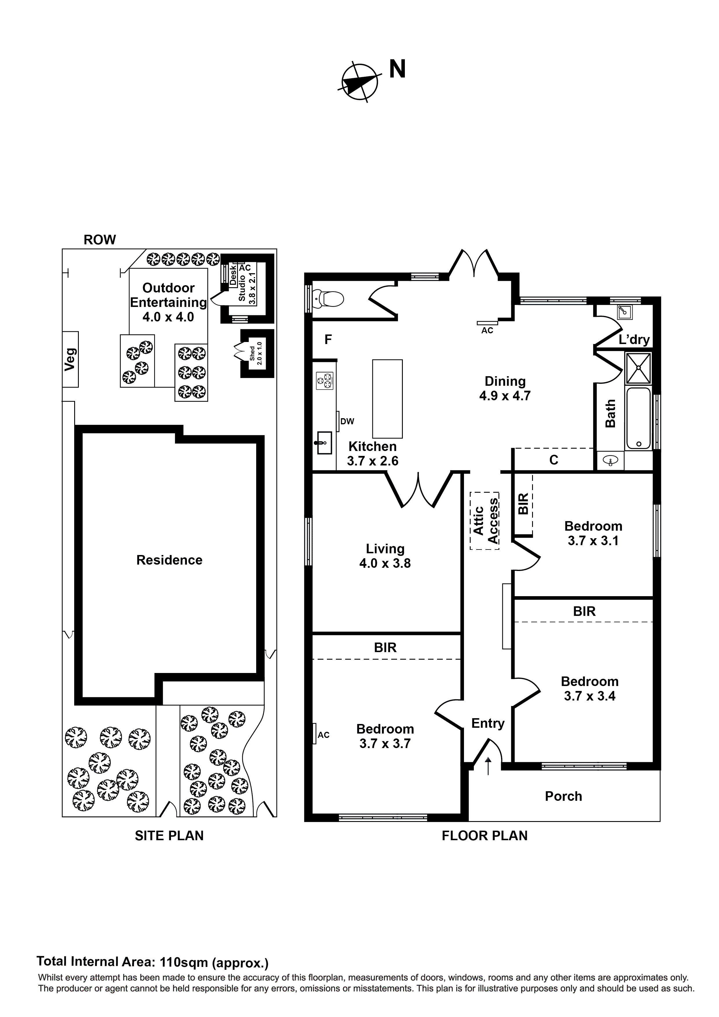 56 Queensville Street, Kingsville VIC 3012 - Floorplan