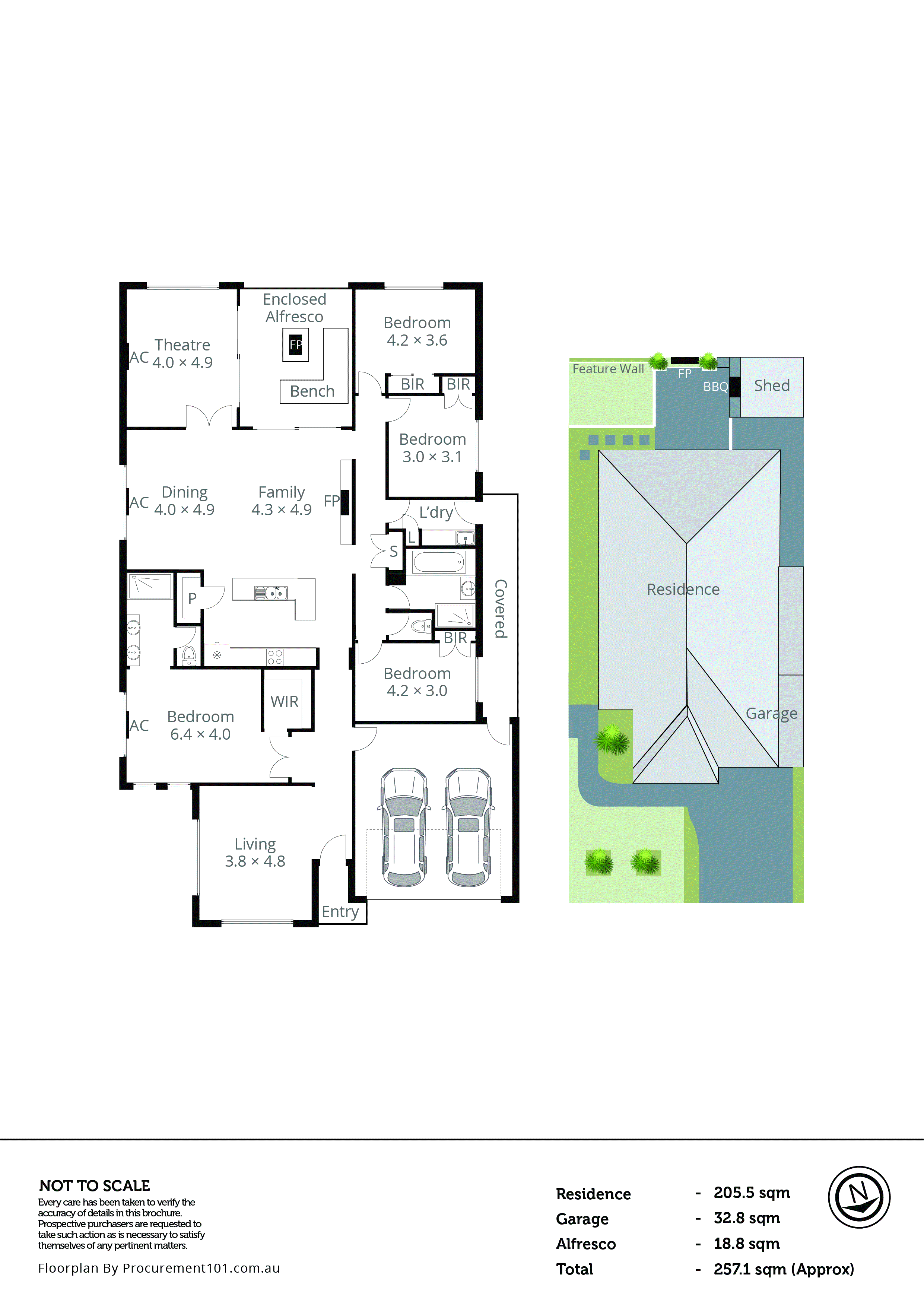 56 Somerfield Drive South, Keysborough VIC 3173 - Floorplan