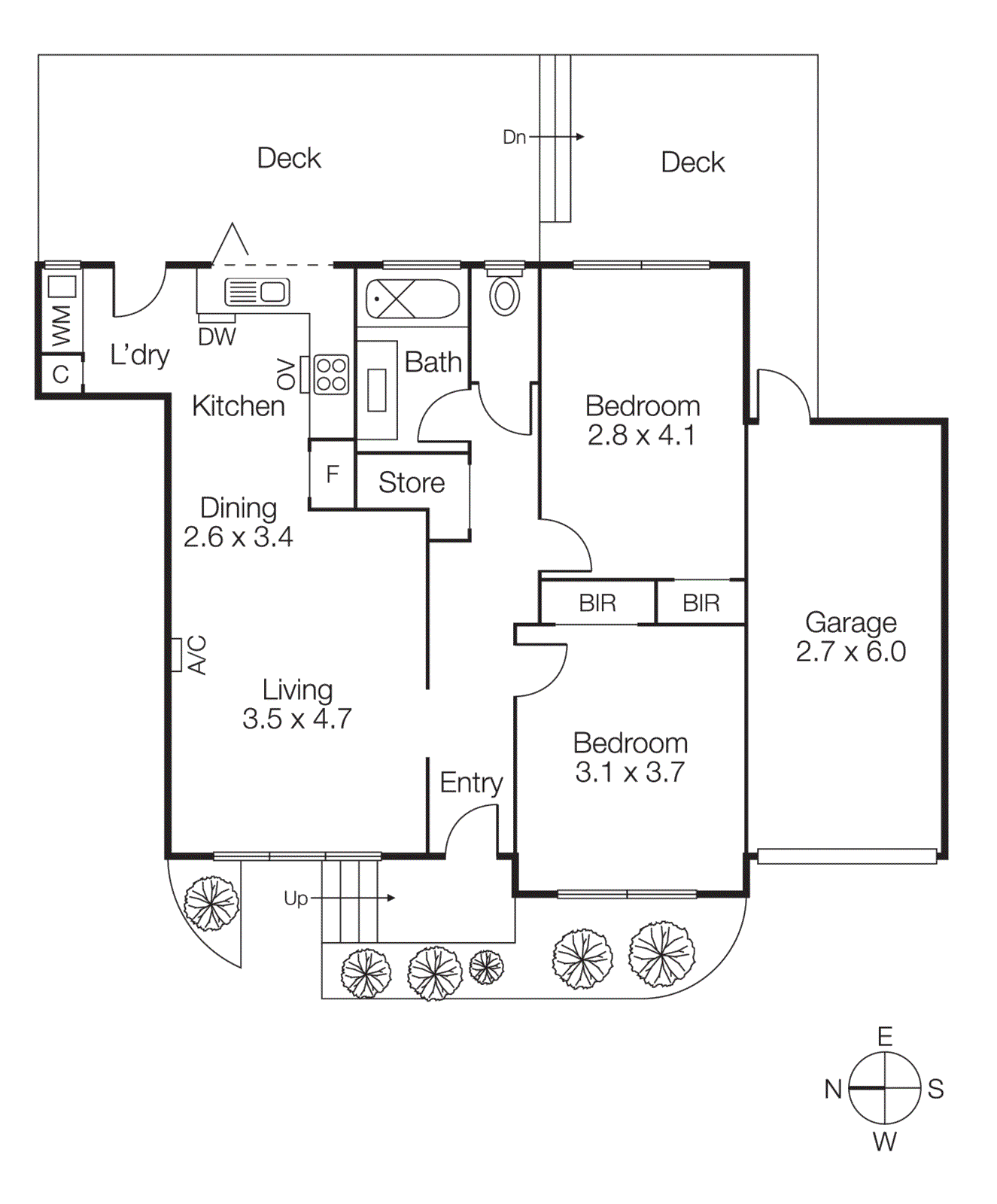 5/6 Thistle Grove, Highett VIC 3190 - Floorplan