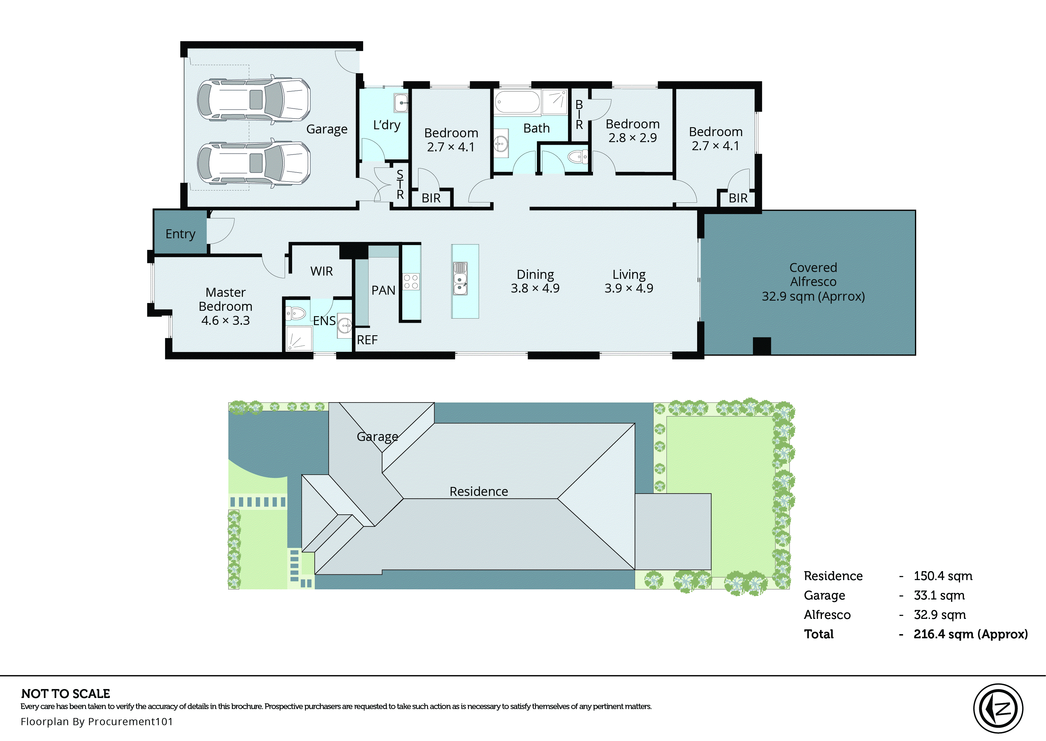 56 Westwood Boulevard, Keysborough VIC 3173 - Floorplan