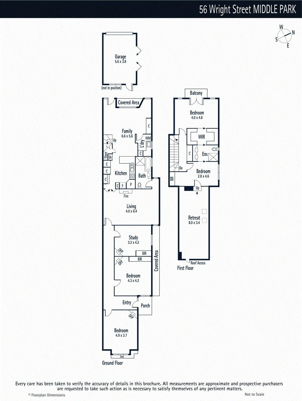 56 Wright Street, MIDDLE PARK VIC 3206 - Floorplan