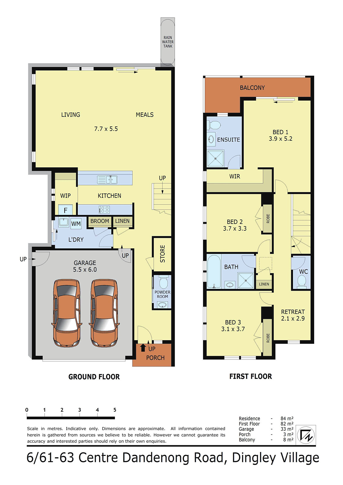 5/61-63 Centre Dandenong Road, Dingley Village VIC 3172 - Floorplan