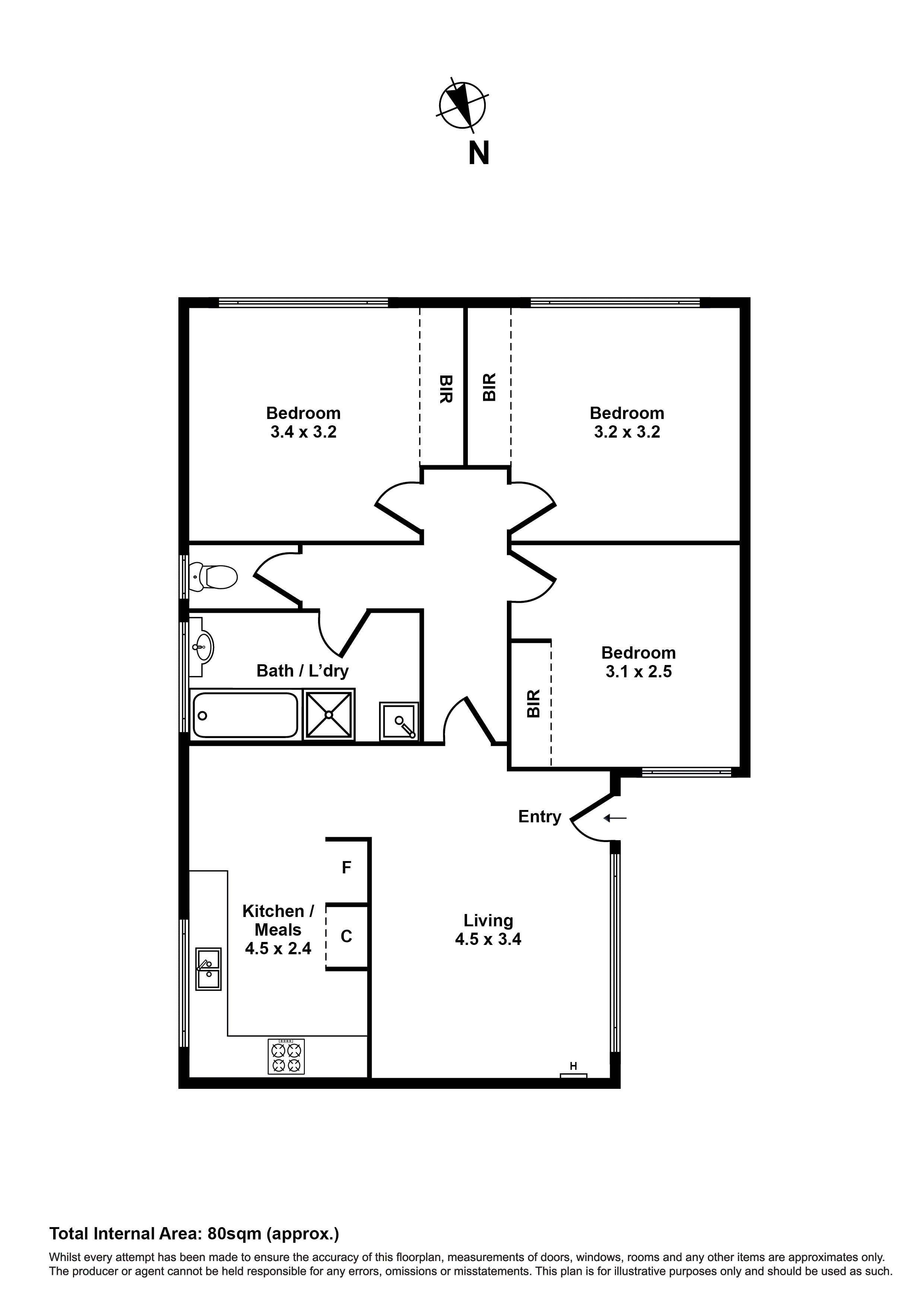 5/62 Rupert Street, West Footscray VIC 3012 - Floorplan