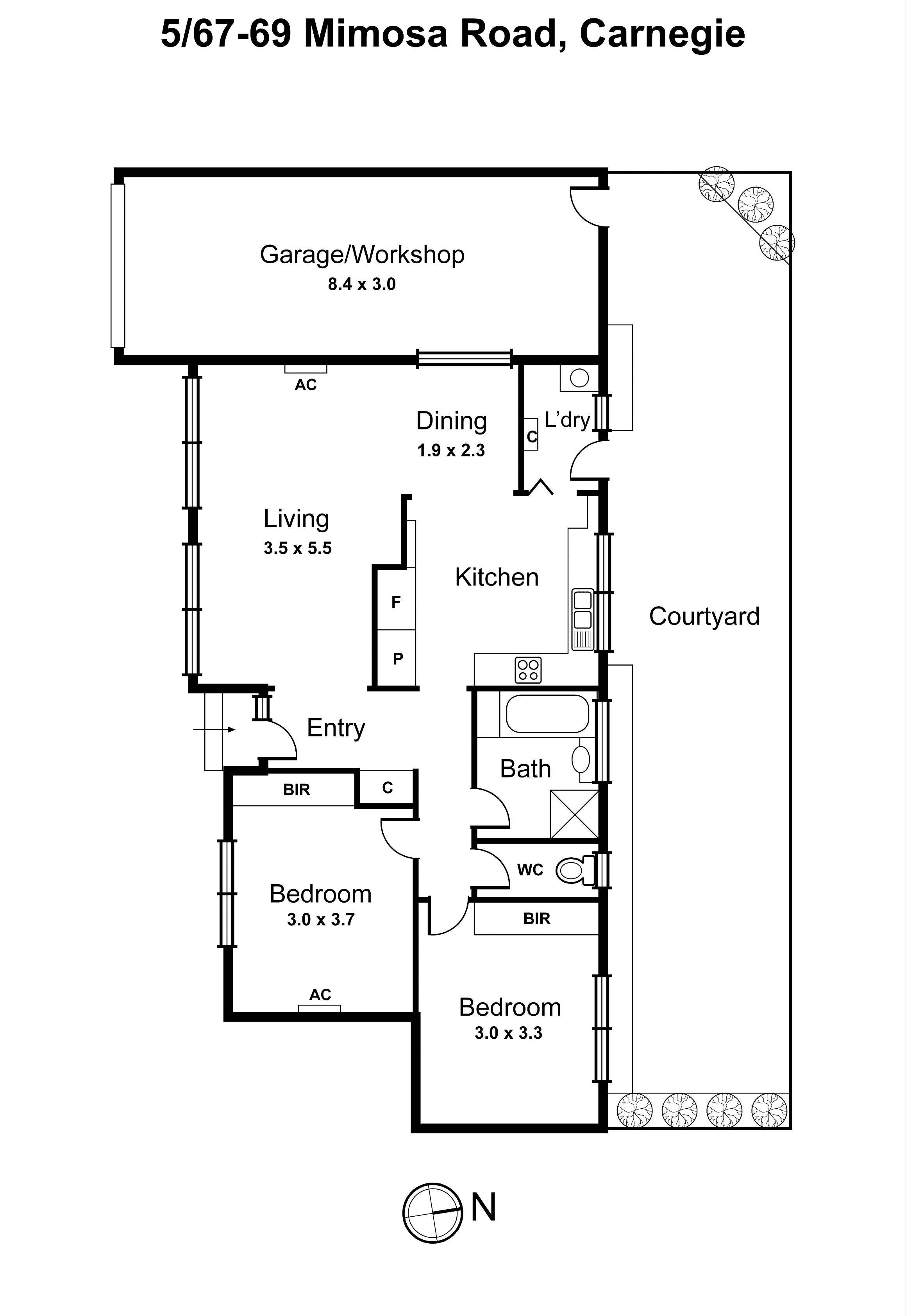 5/67-69 Mimosa Road, Carnegie VIC 3163 - Floorplan