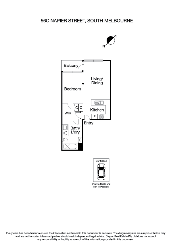 56C Napier Street, SOUTH MELBOURNE VIC 3205 - Floorplan