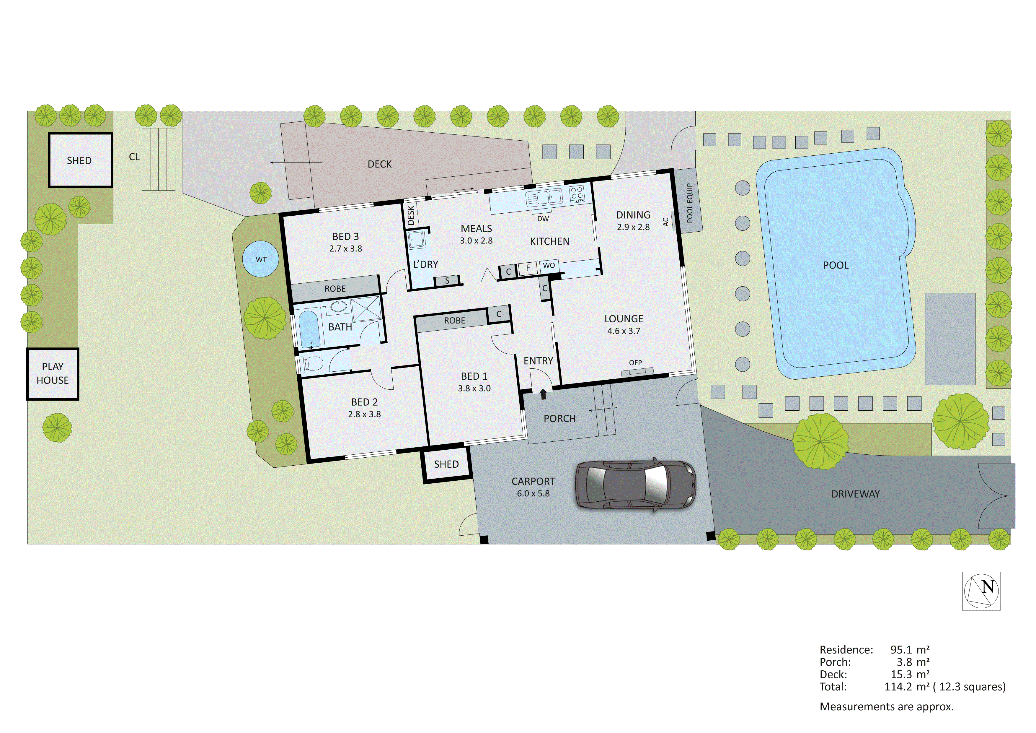 57 Albany Crescent, Aspendale VIC 3195 - Floorplan